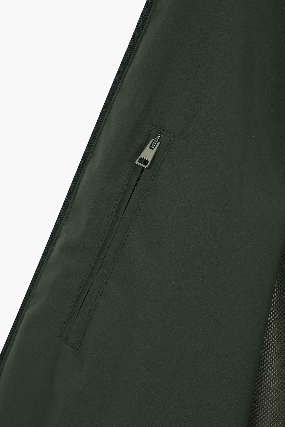 우븐 바람막이 카키브라운 점퍼