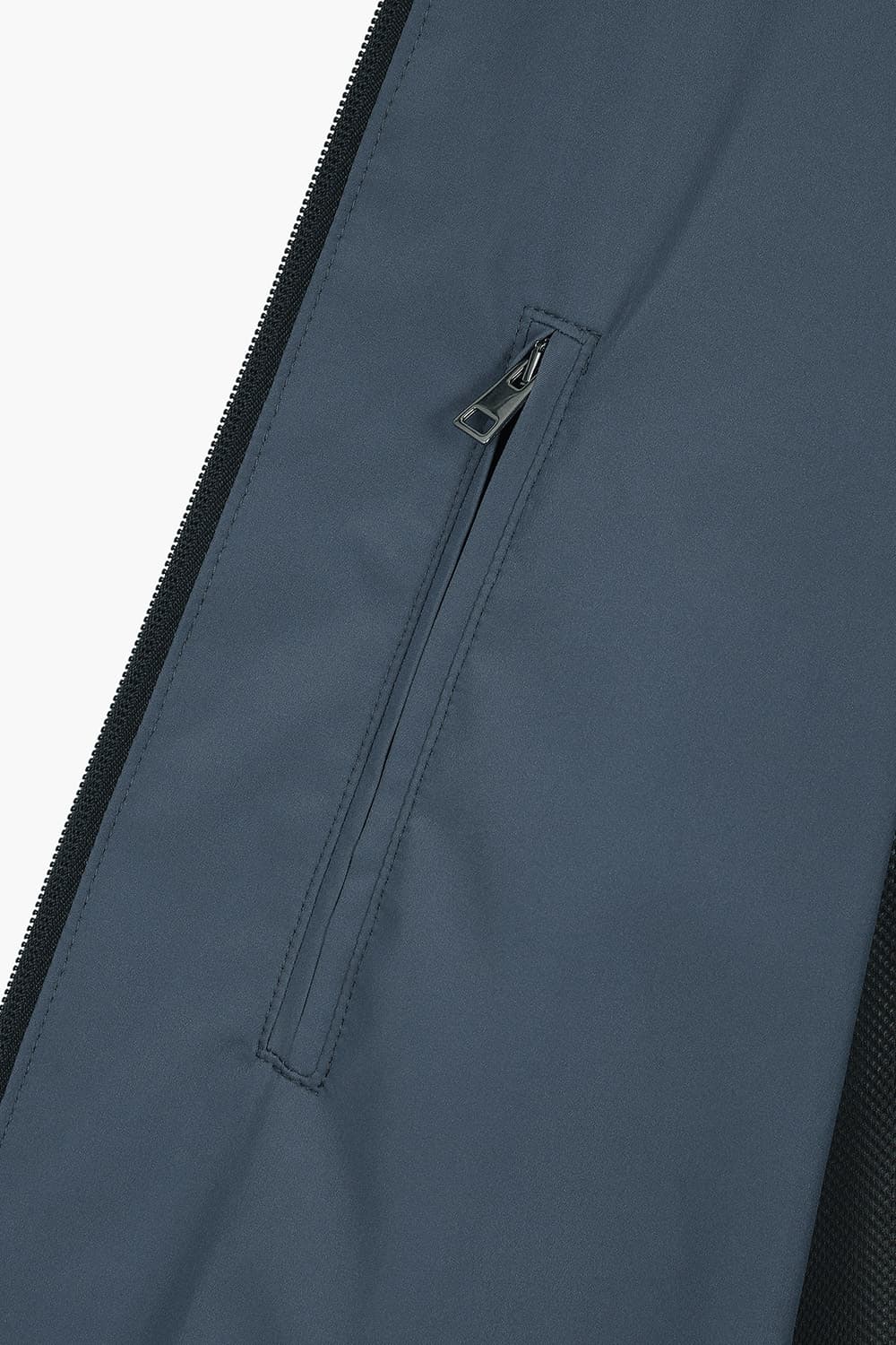 우븐 바람막이 네이비 점퍼