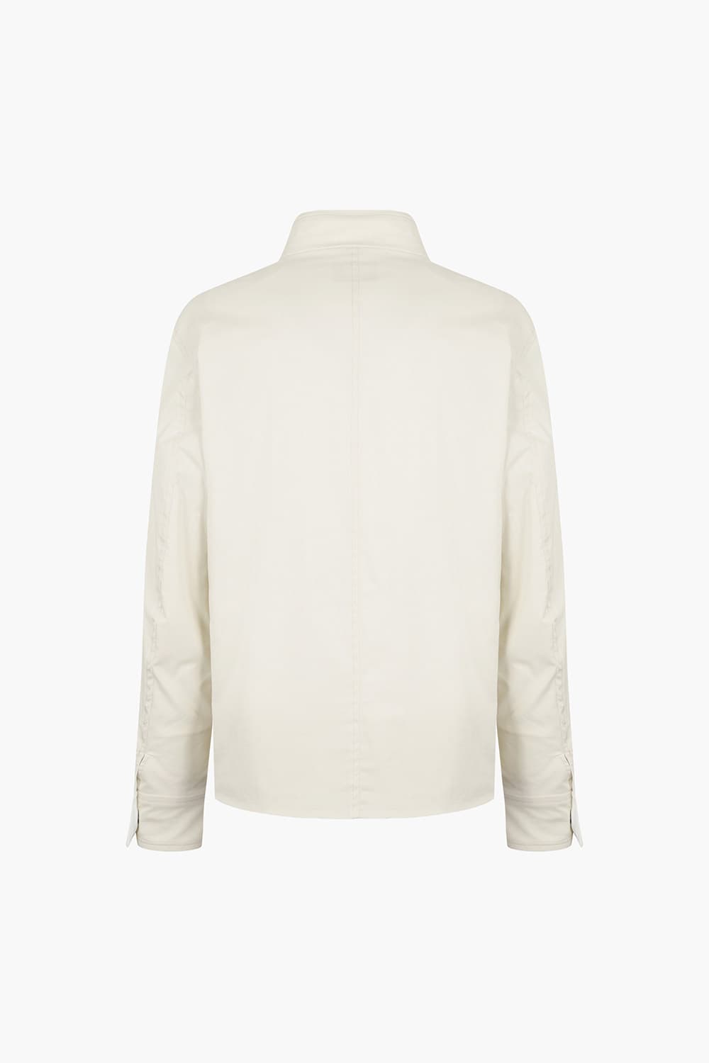 코튼 베이직 하이넥 아이보리 점퍼