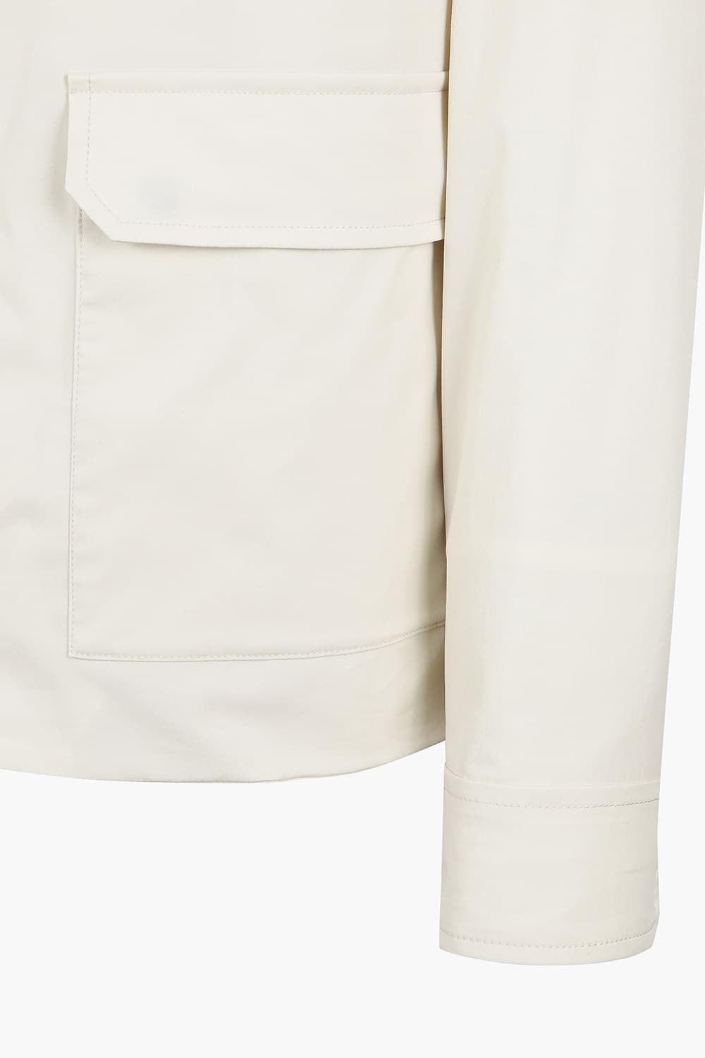 코튼 베이직 하이넥 아이보리 점퍼