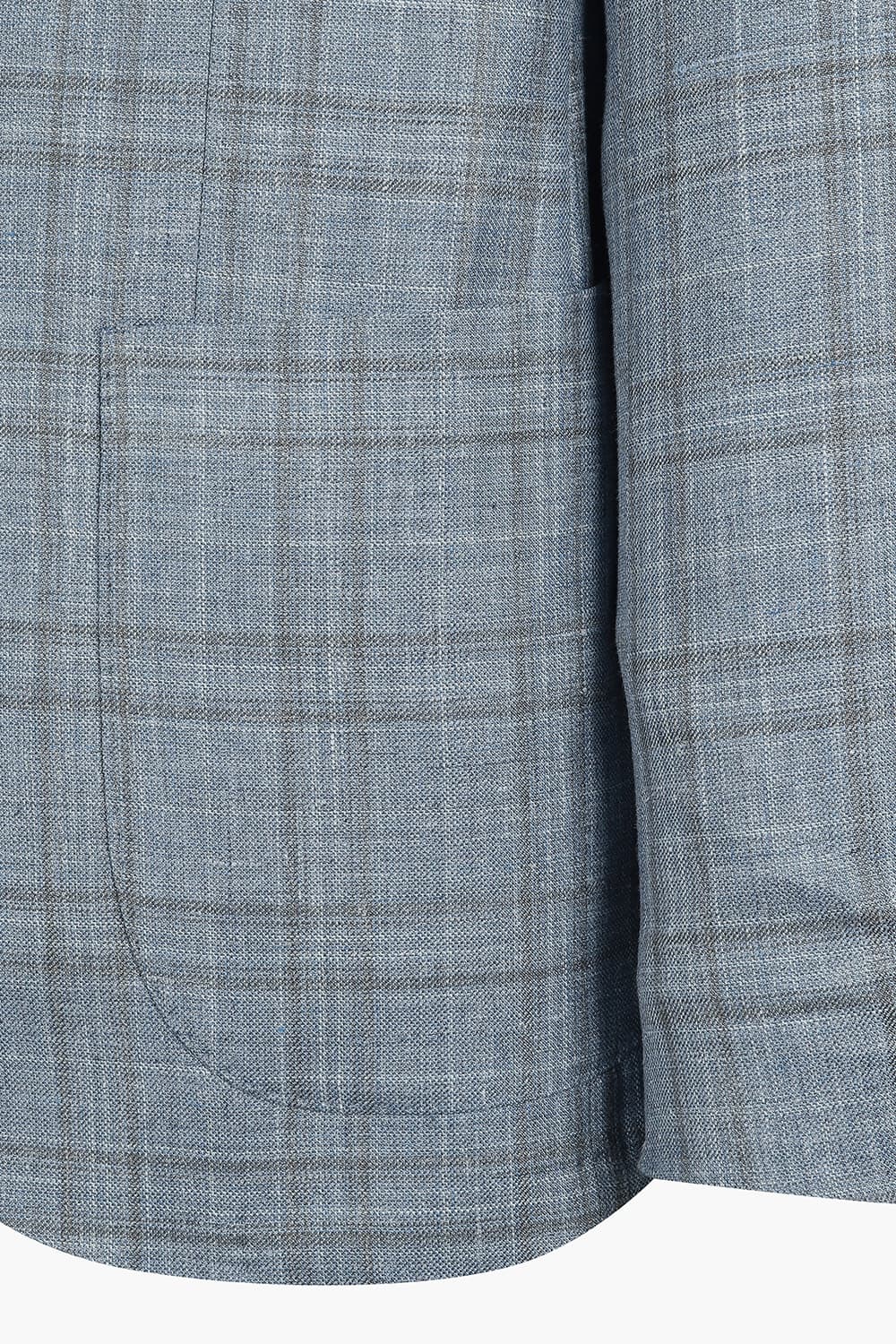 울 실크 혼방 로로피아나 테일러드 자켓 F74QH0456700