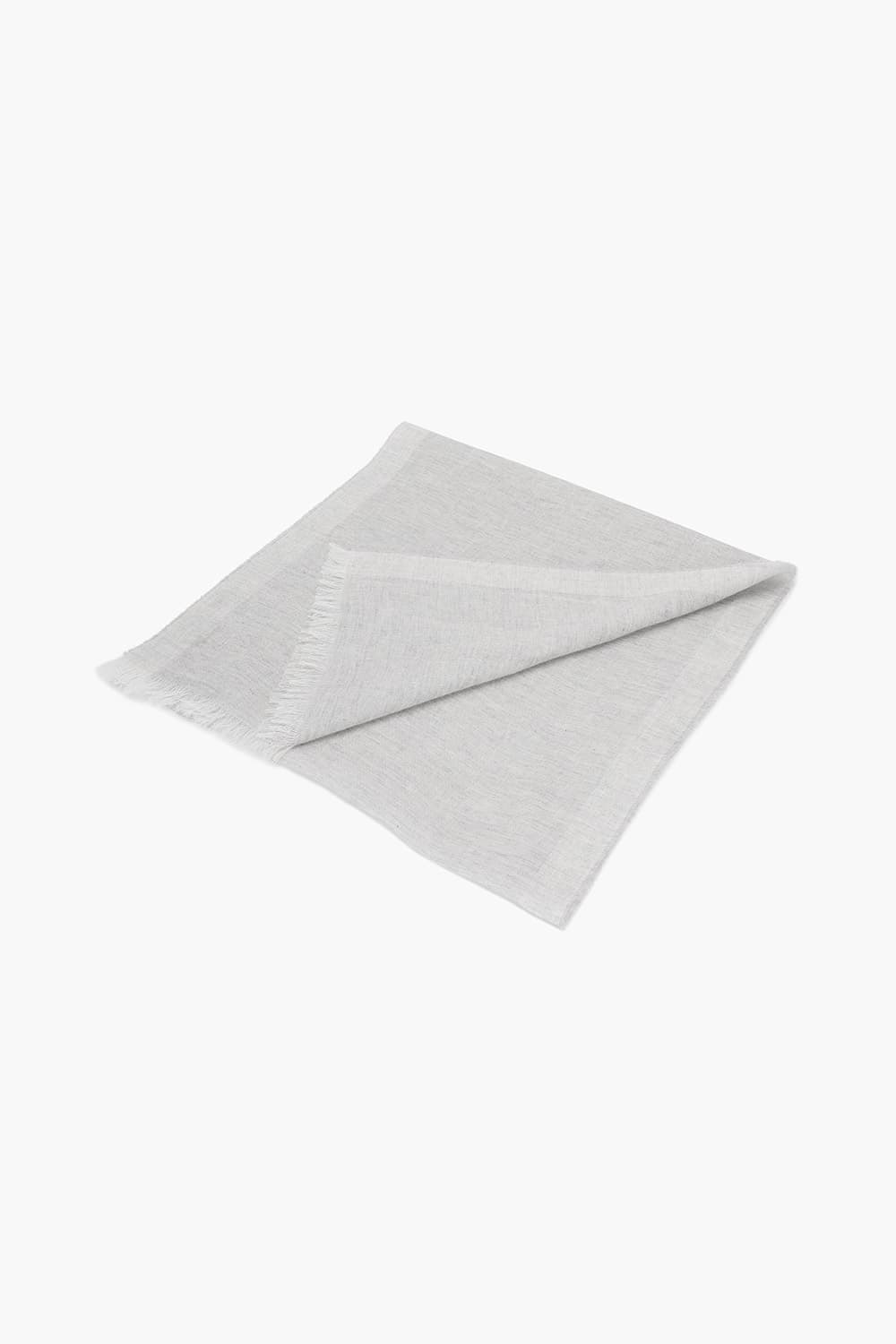 린넨 베이직 라이트그레이 스카프