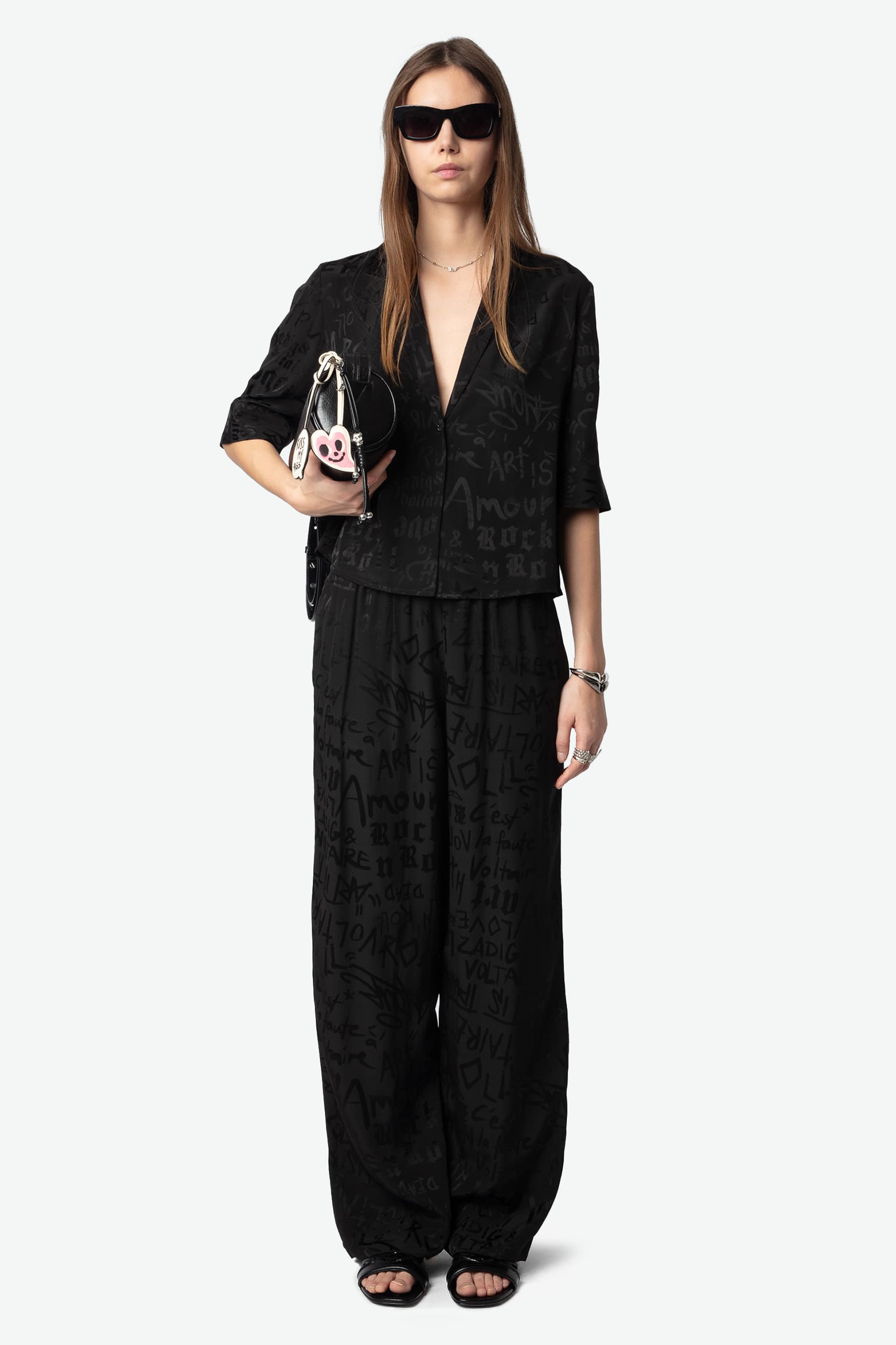 Pin Silk Pants
