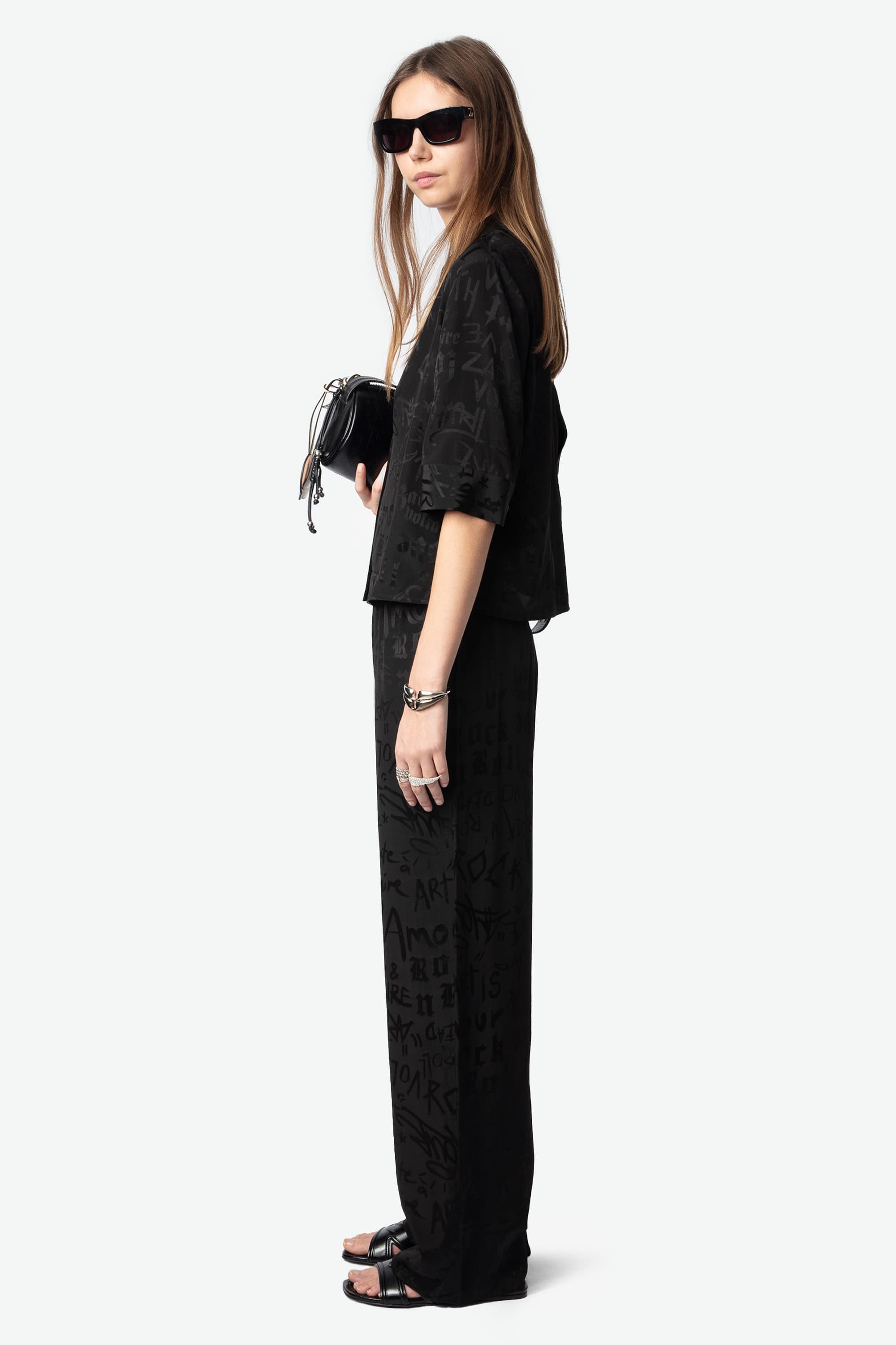 Pin Silk Pants