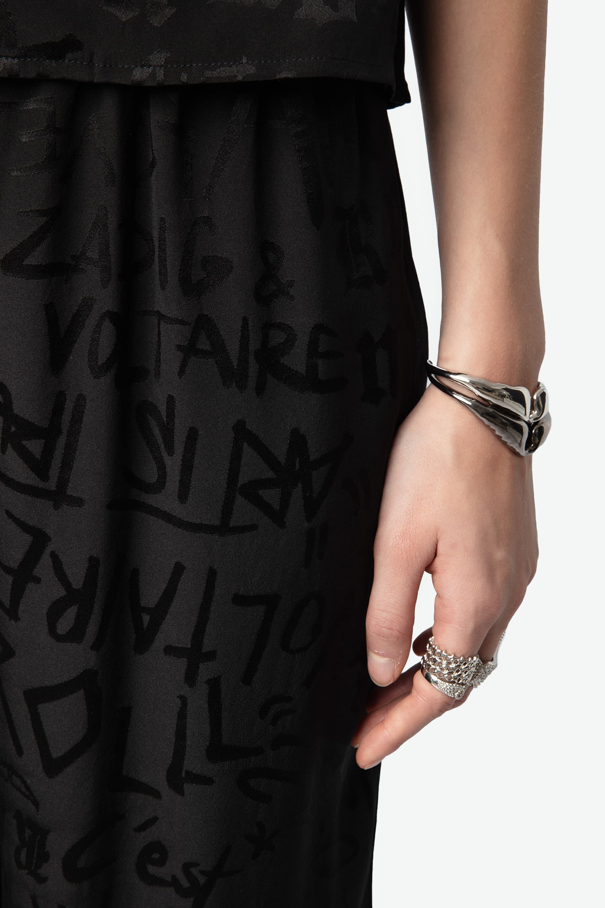 Pin Silk Pants