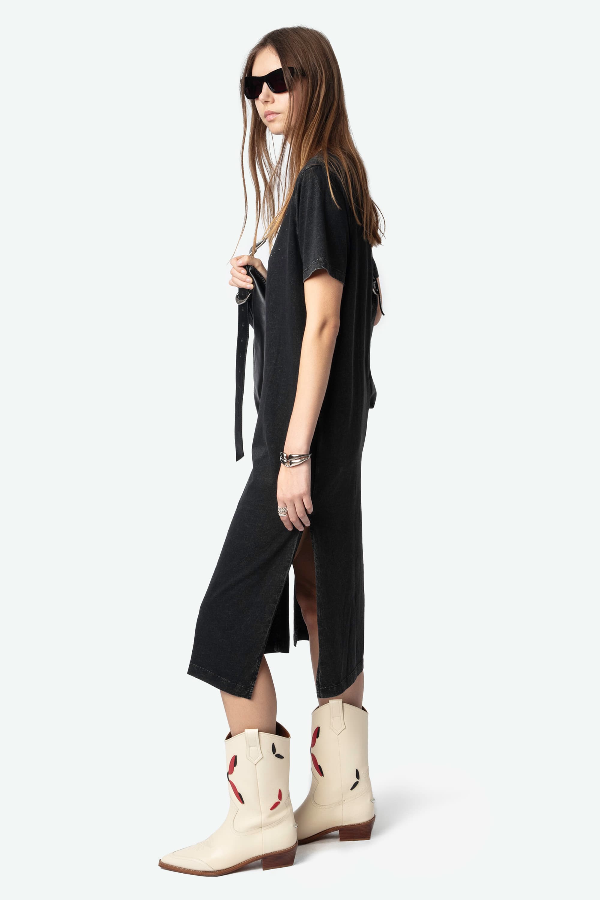 Zaid Wings Strass Dress