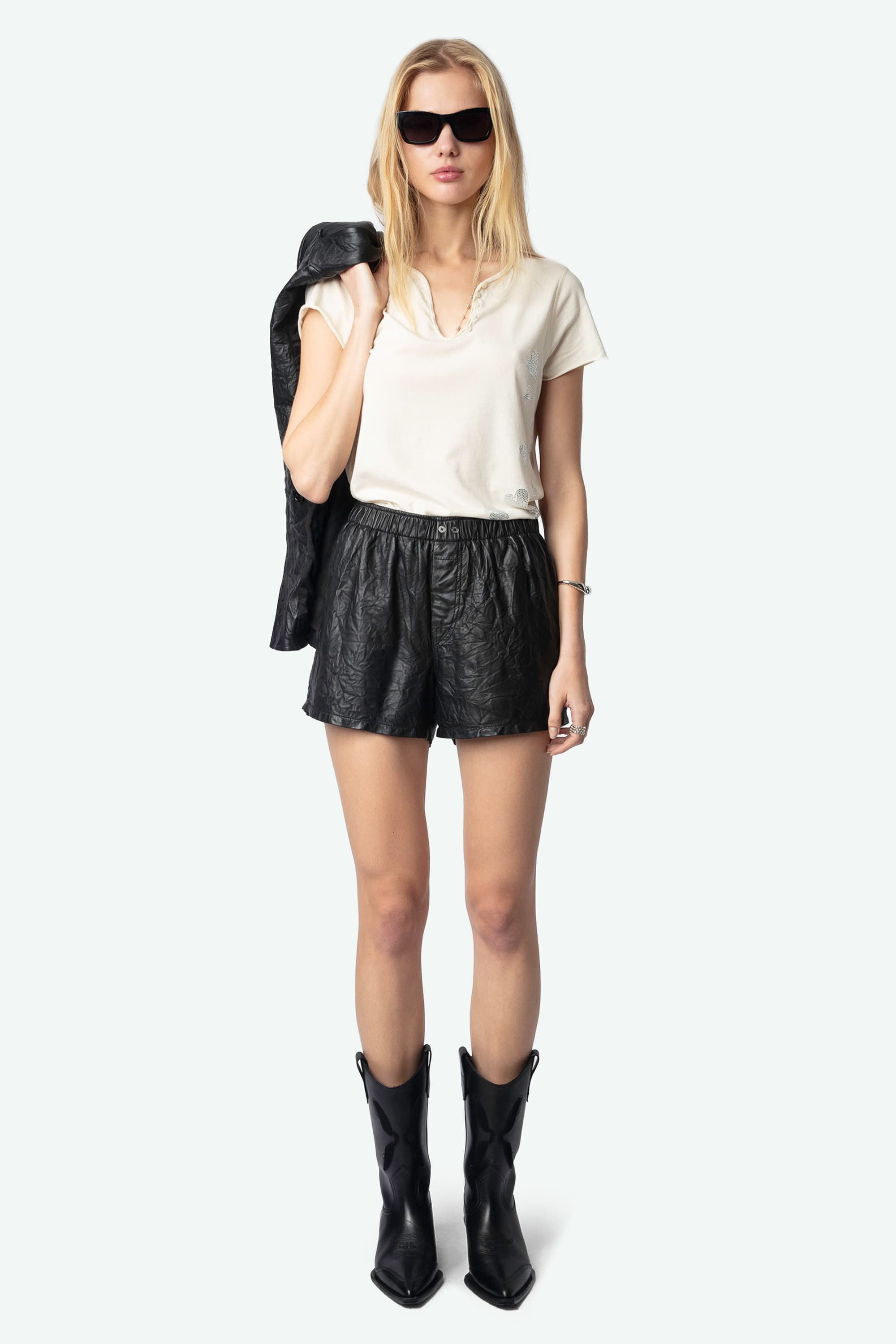 Tunisien Heart Strass T-shirt