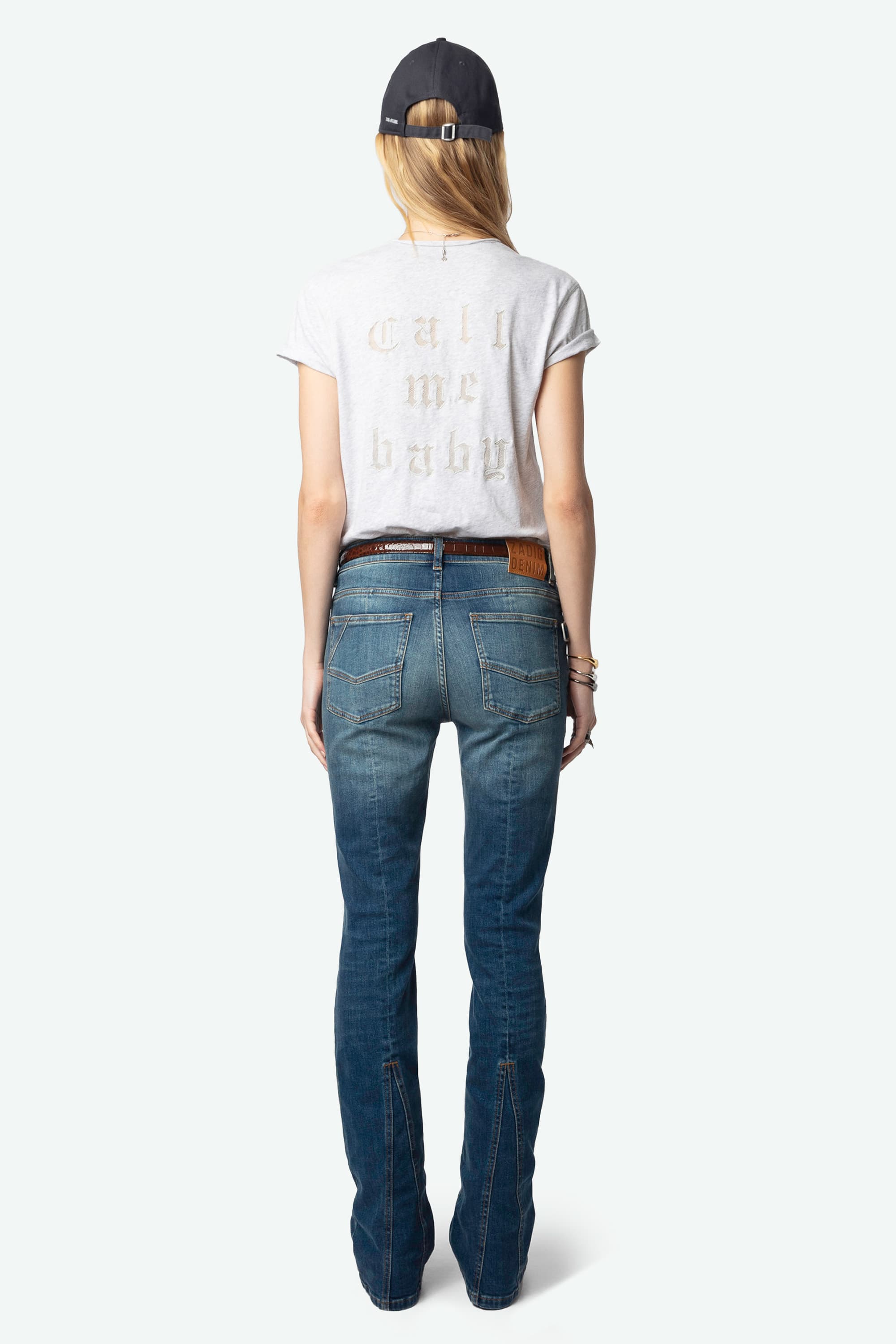 Story Fishnet Call Me Baby T-shirt