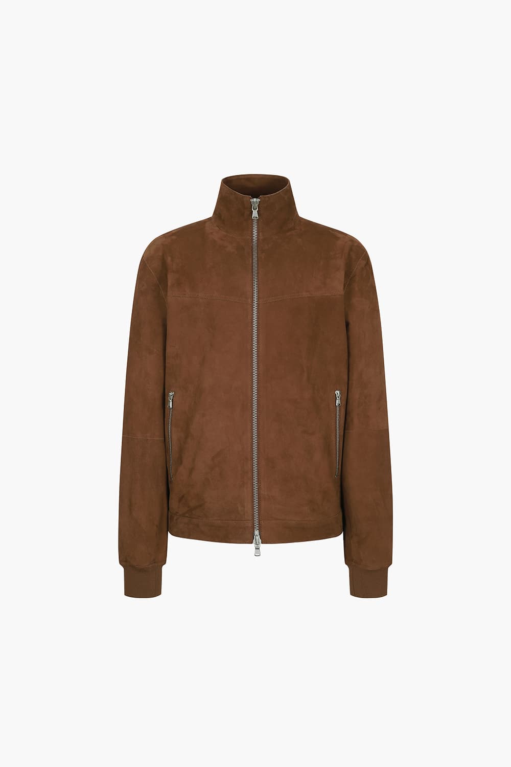 램스킨 바이커 가죽 레드브라운 점퍼