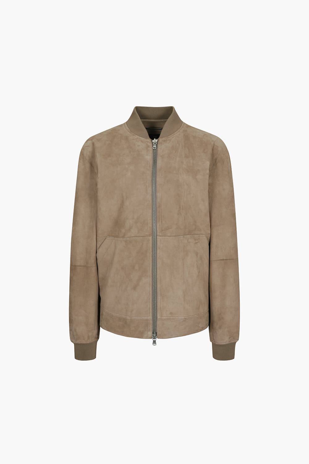 램스킨 블루종 가죽 브라운 점퍼