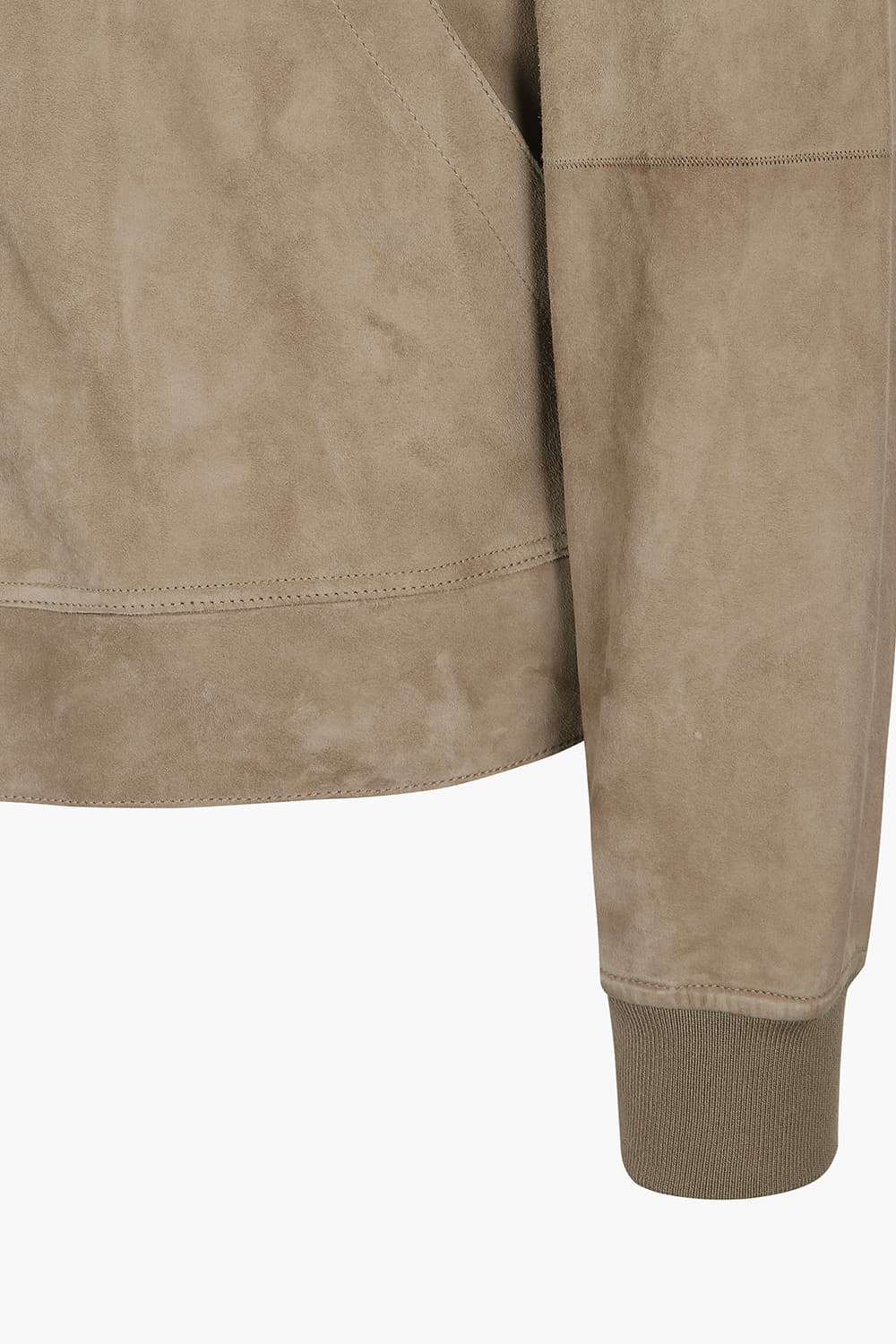 램스킨 블루종 가죽 브라운 점퍼