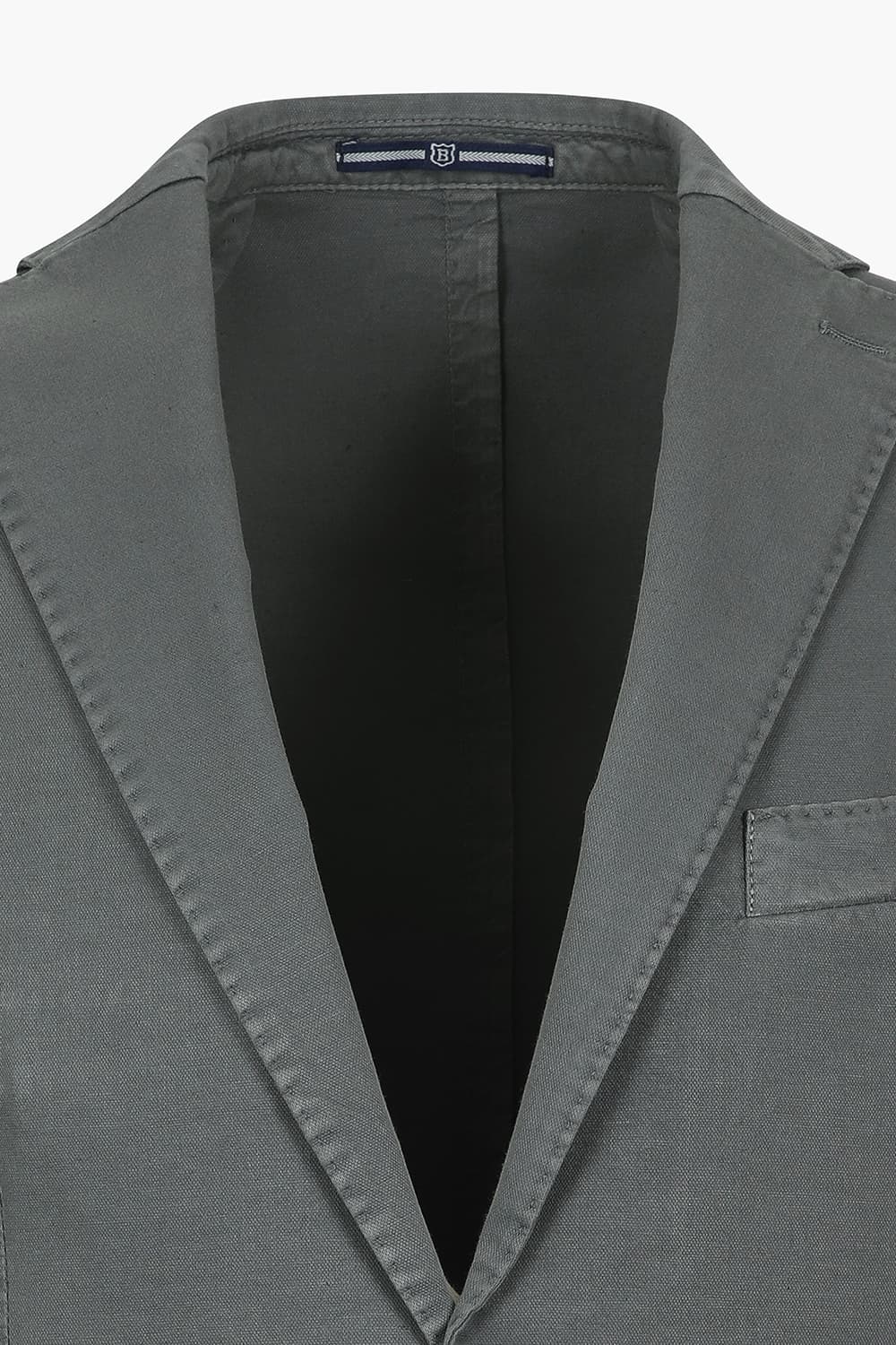 린넨 혼방 다크그레이 테일러드 자켓