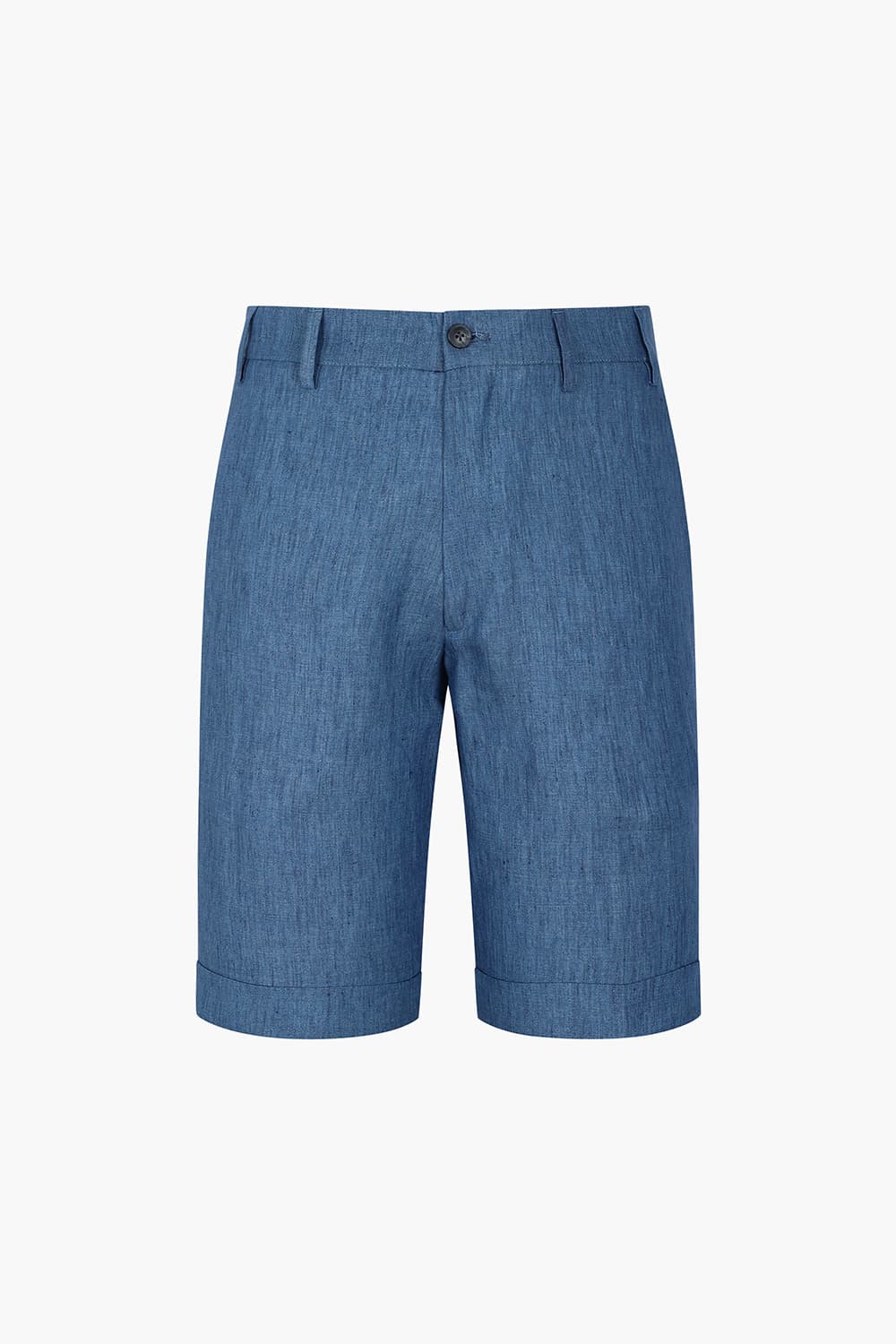 린넨 프리미엄 블루 쇼츠