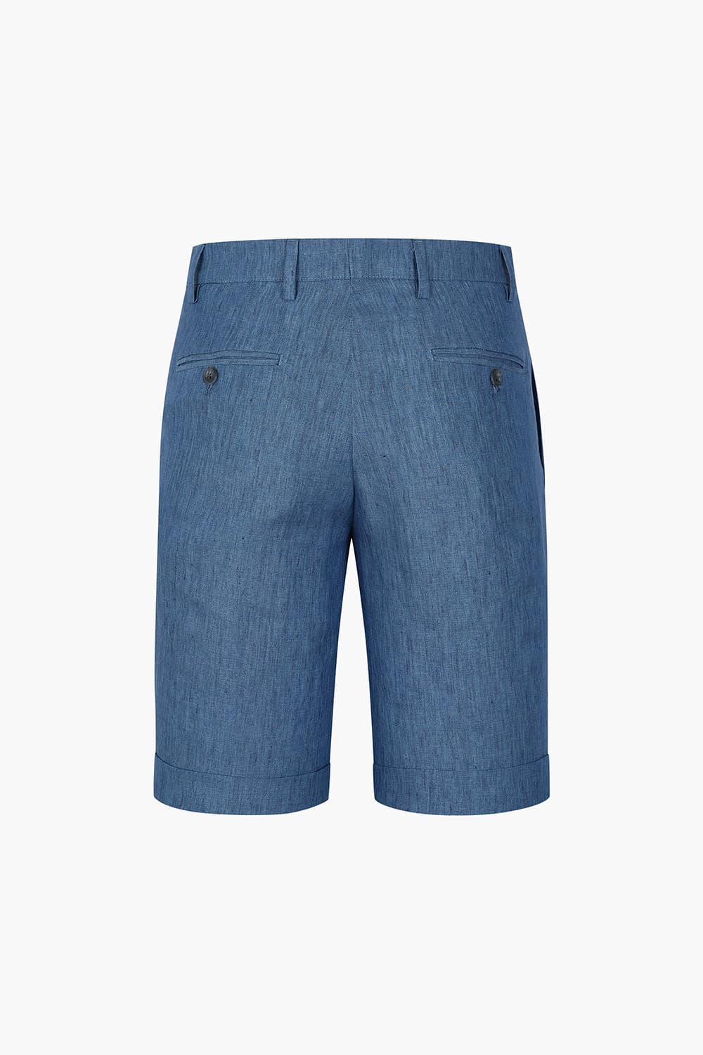 린넨 프리미엄 블루 쇼츠