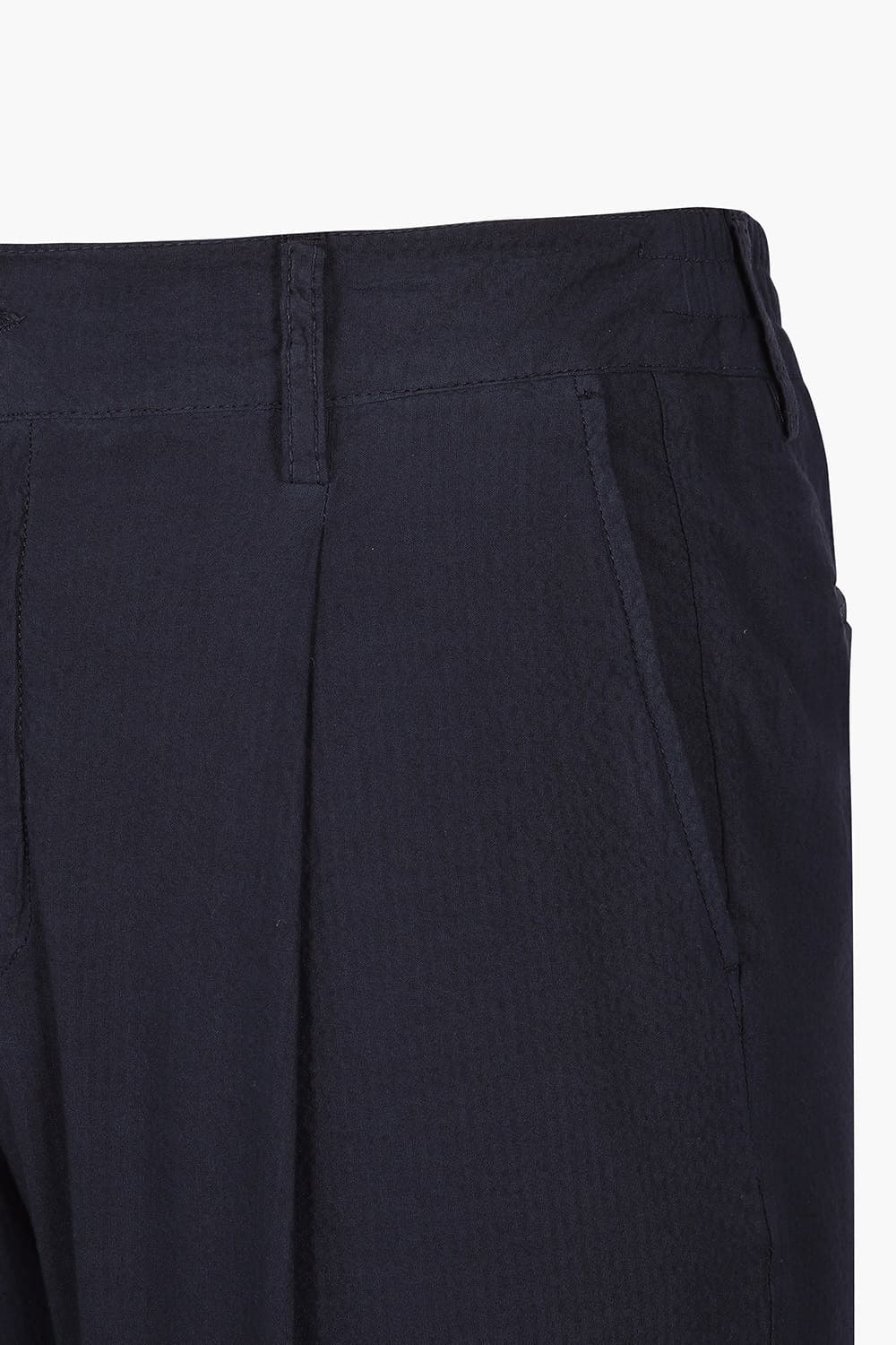 SEERSUCKER 코튼 핀턱 스트레이트 팬츠 AMALFIC59604