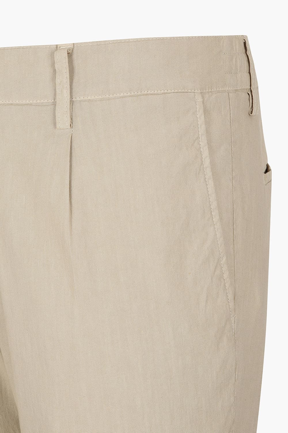 코튼 스트레이트 라이트베이지 팬츠