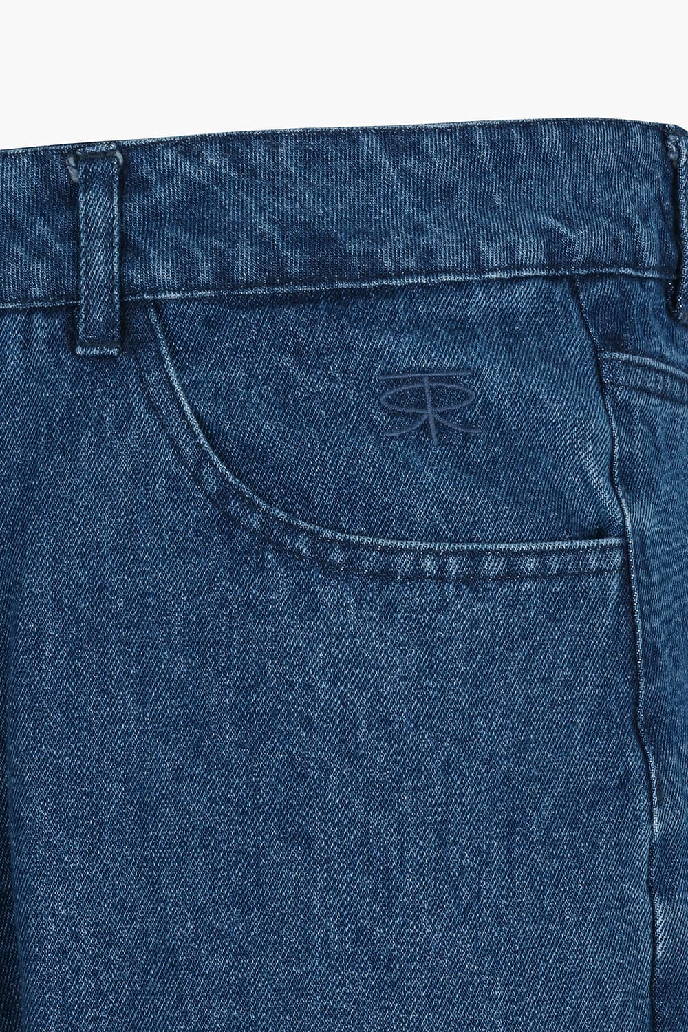 PIERRE 데님 세미와이드 캐주얼 팬츠