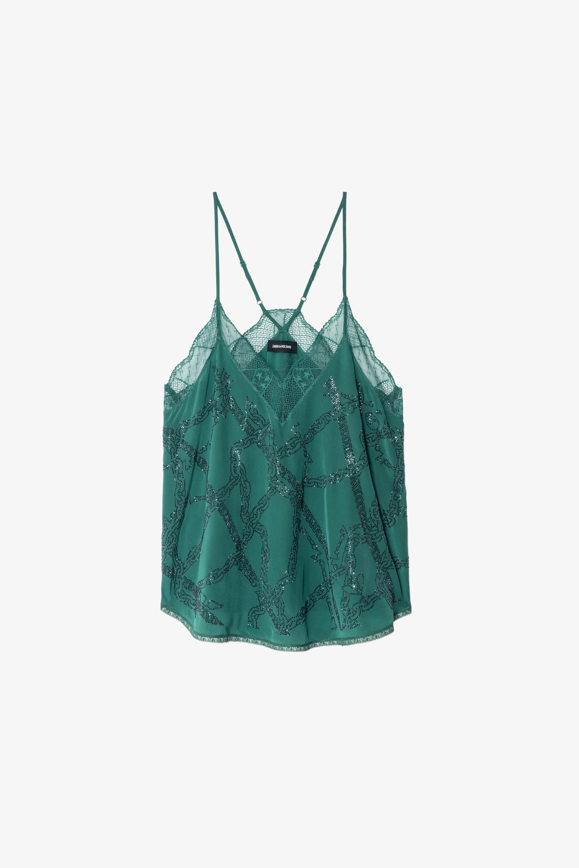 Christy Strass Silk Camisole