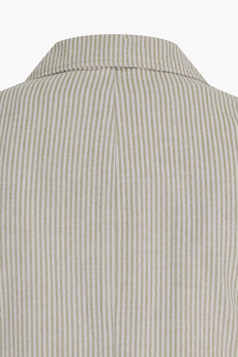 코튼 스트라이프 라이트베이지 테일러드 자켓