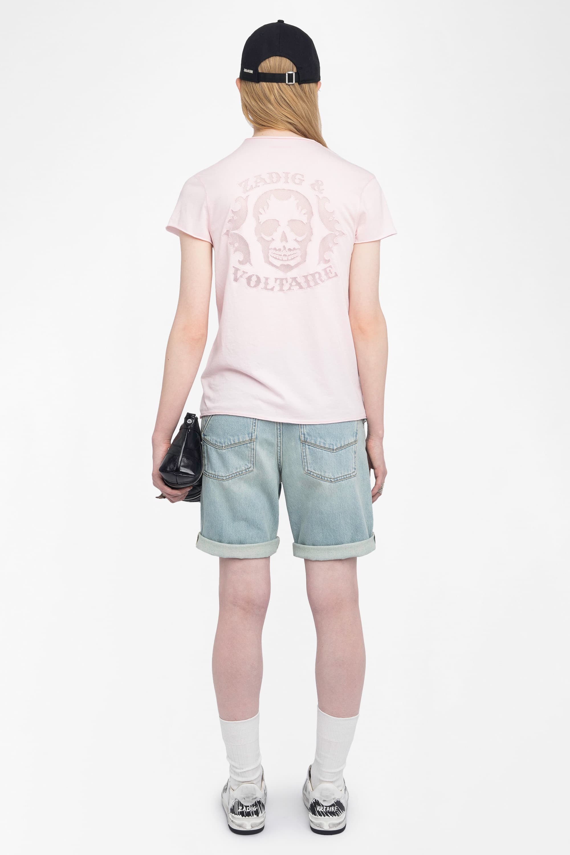 Story Fishnet Skull T-shirt