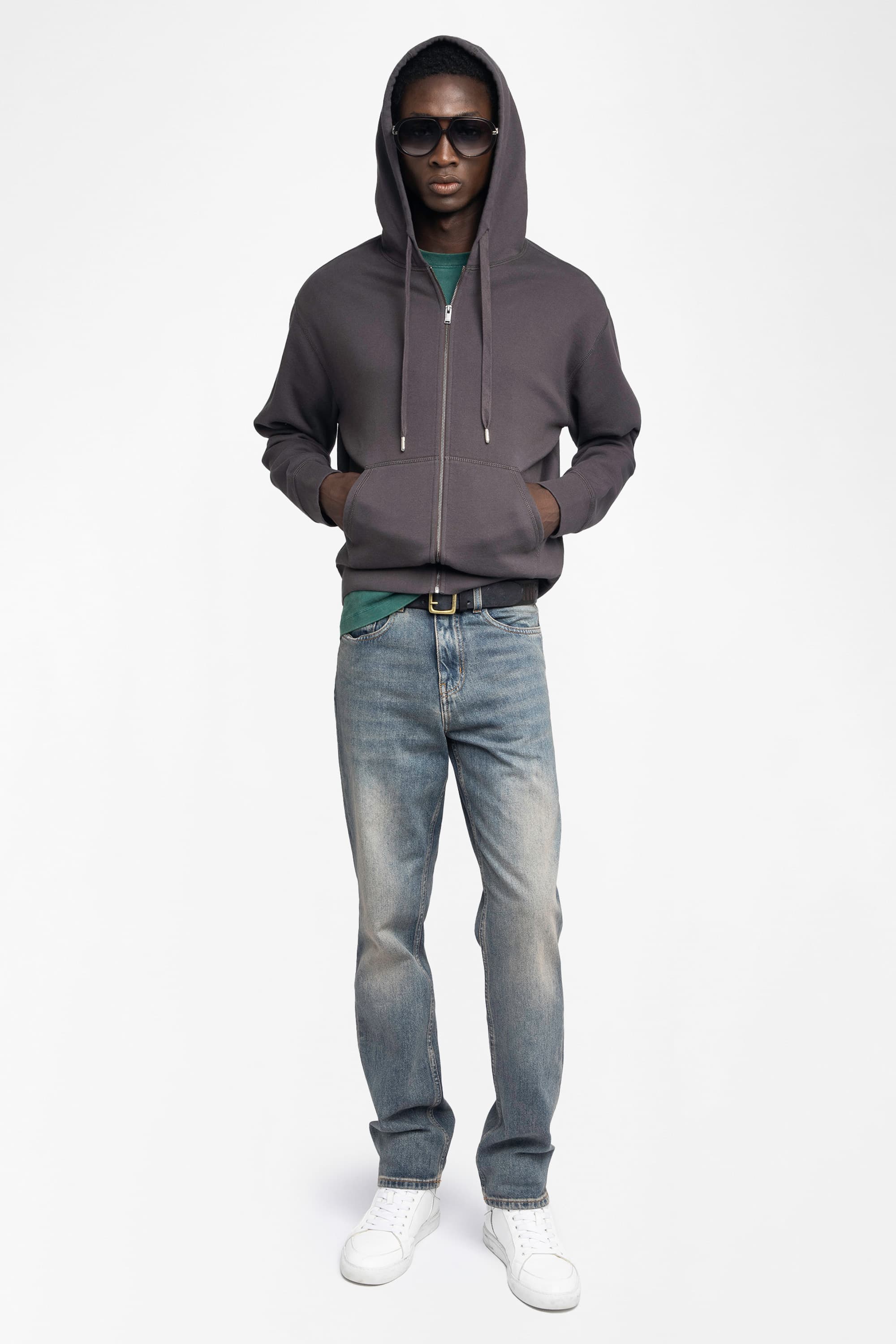 Sacha Skull Zip-Up Cardigan