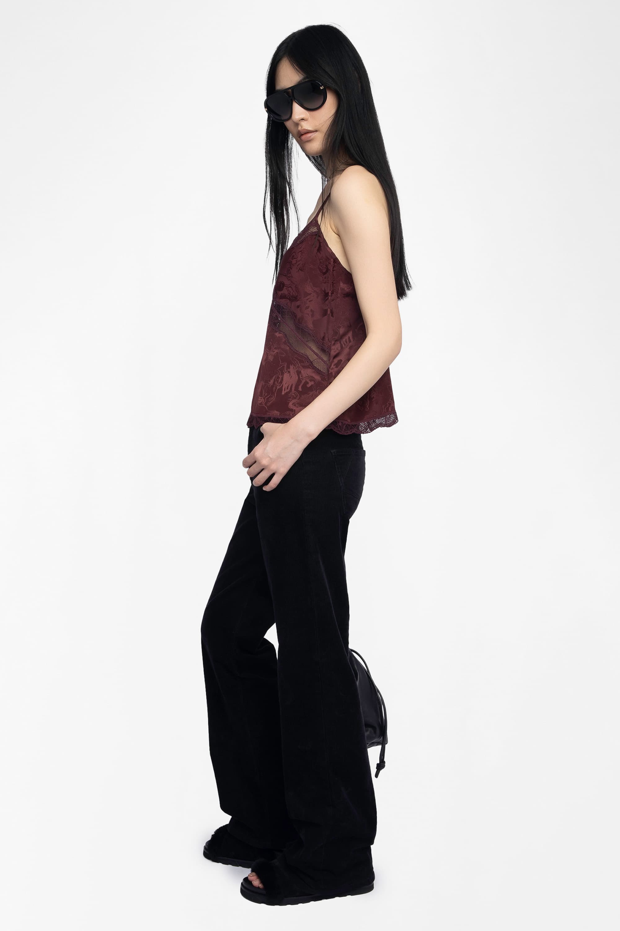 Cishi Horse Silk Camisole