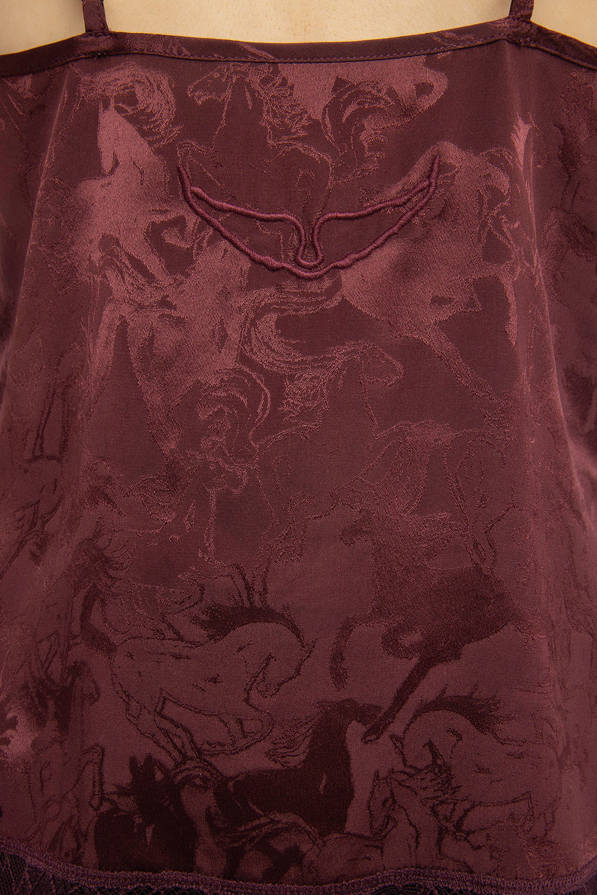 Cishi Horse Silk Camisole