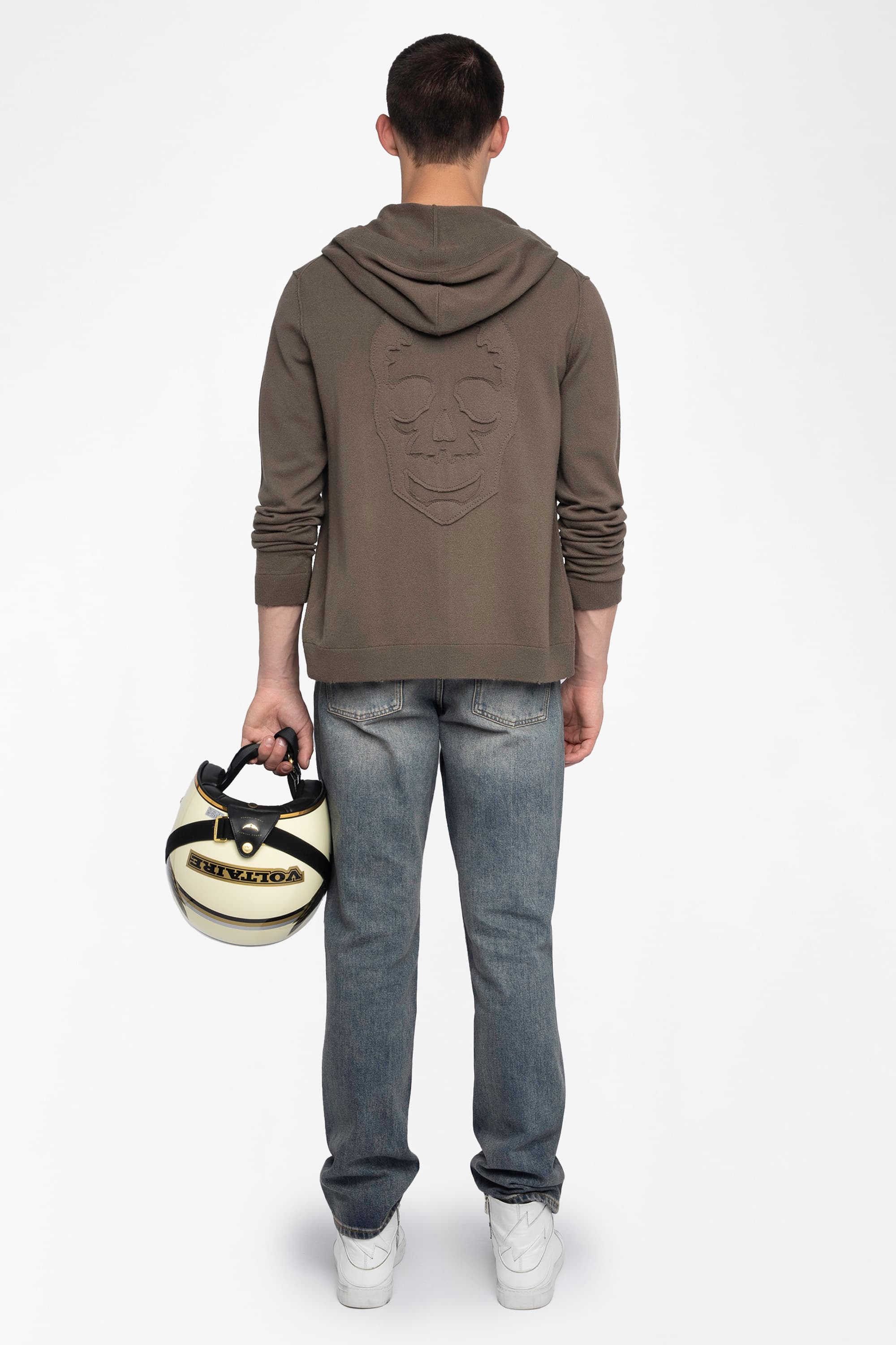 Clash Western Zip-Up Cardigan