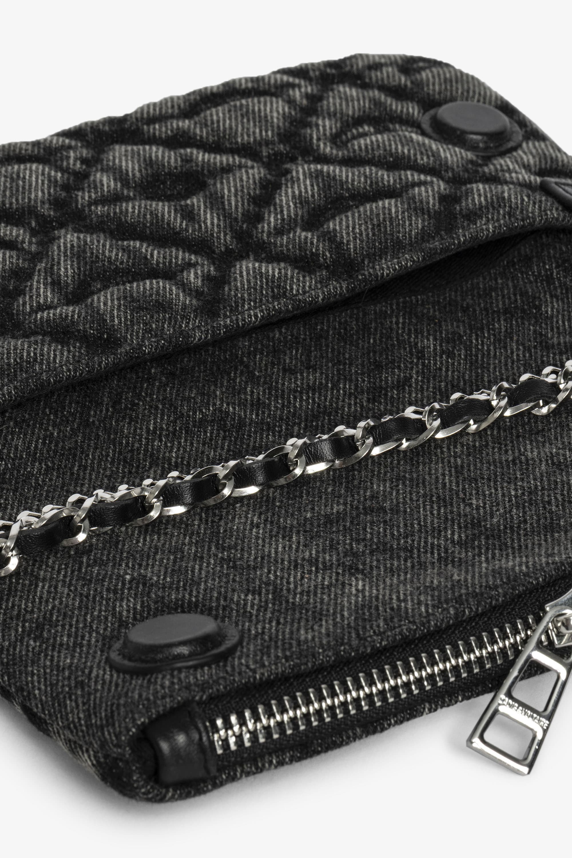 Rock Monogram Denim Nano Bag