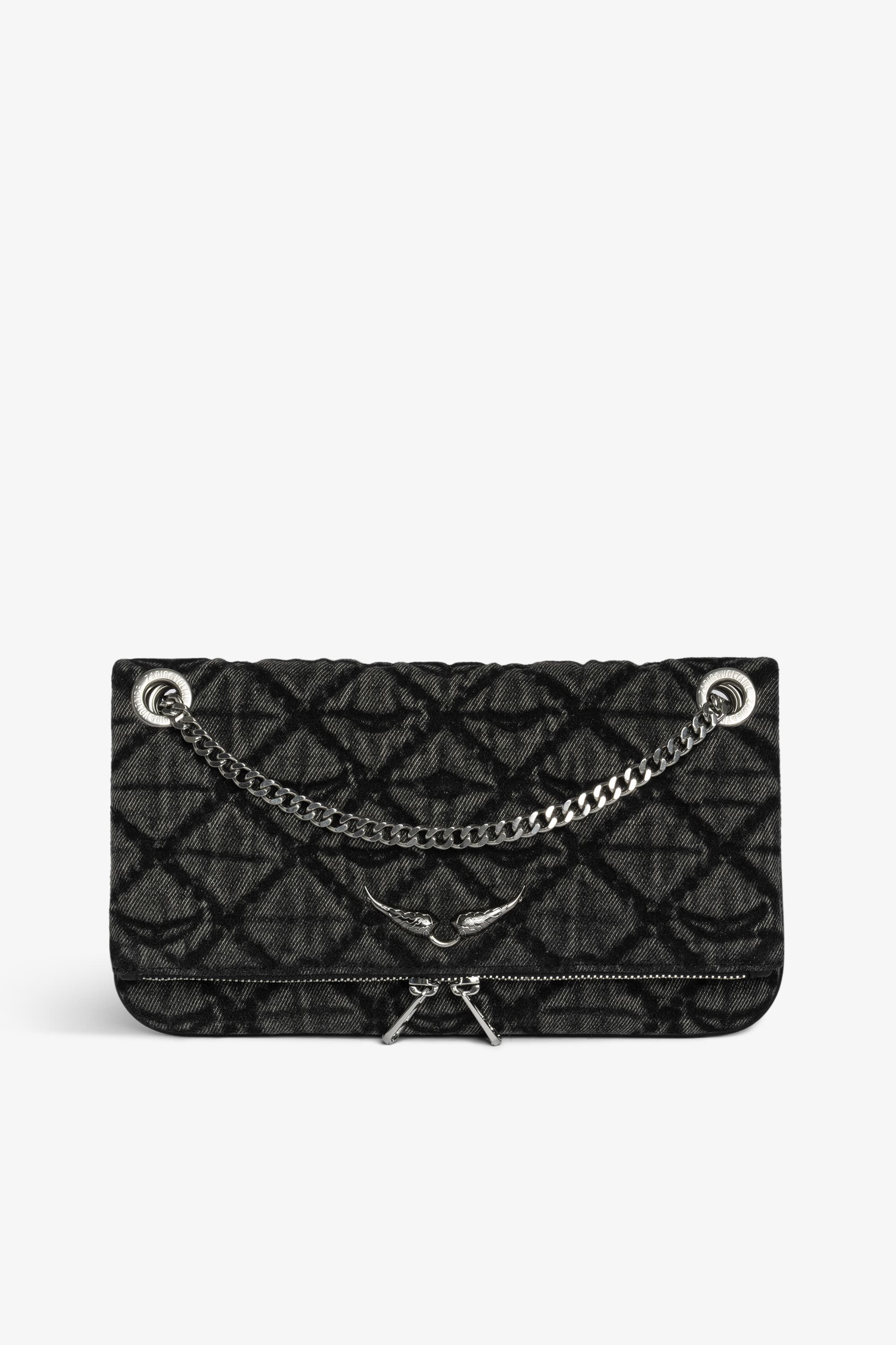 Rock Monogram Denim Bag