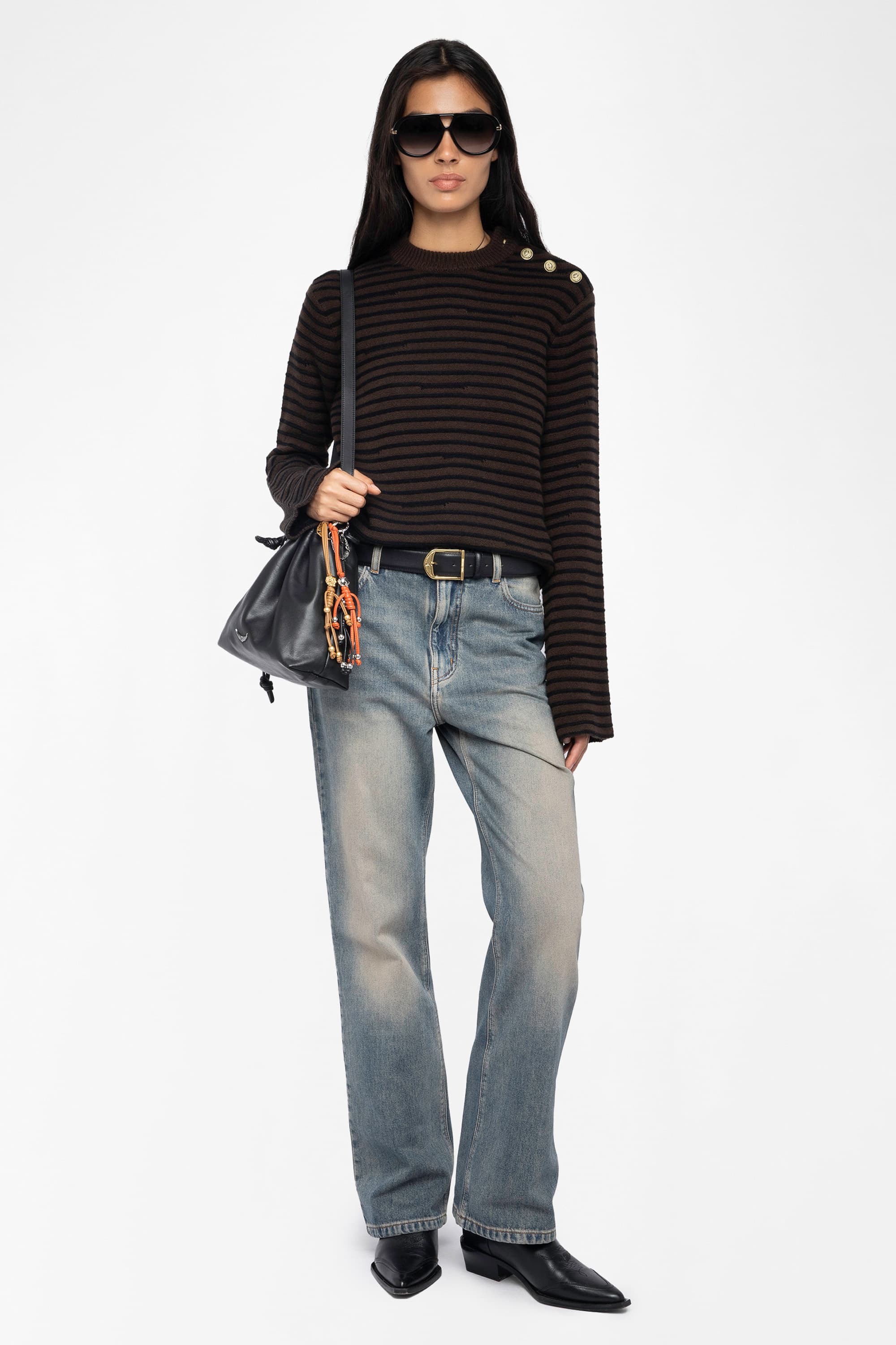 Spiky Stripe Sweater