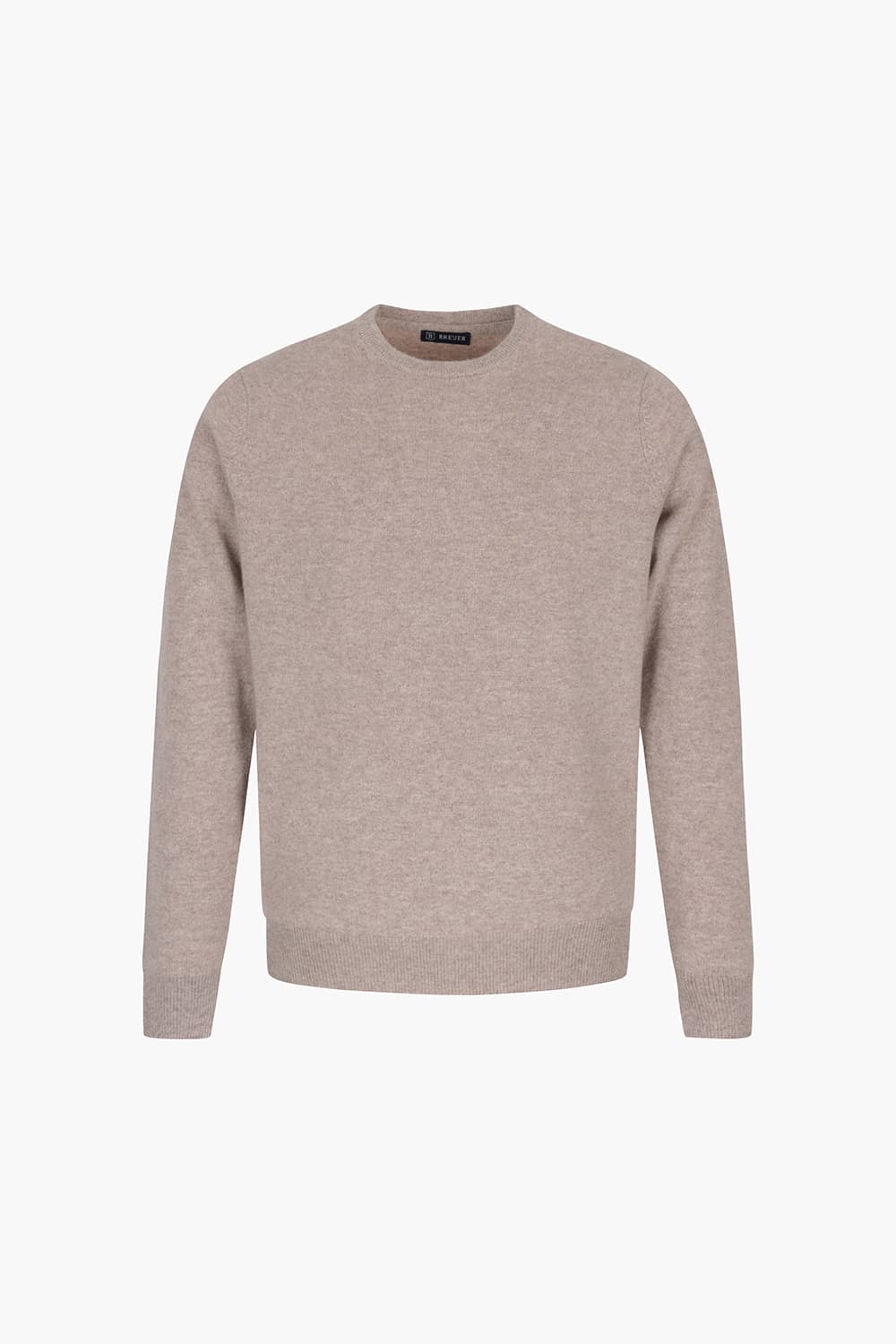 캐시미어 크루넥 다크핑크 긴소매 니트