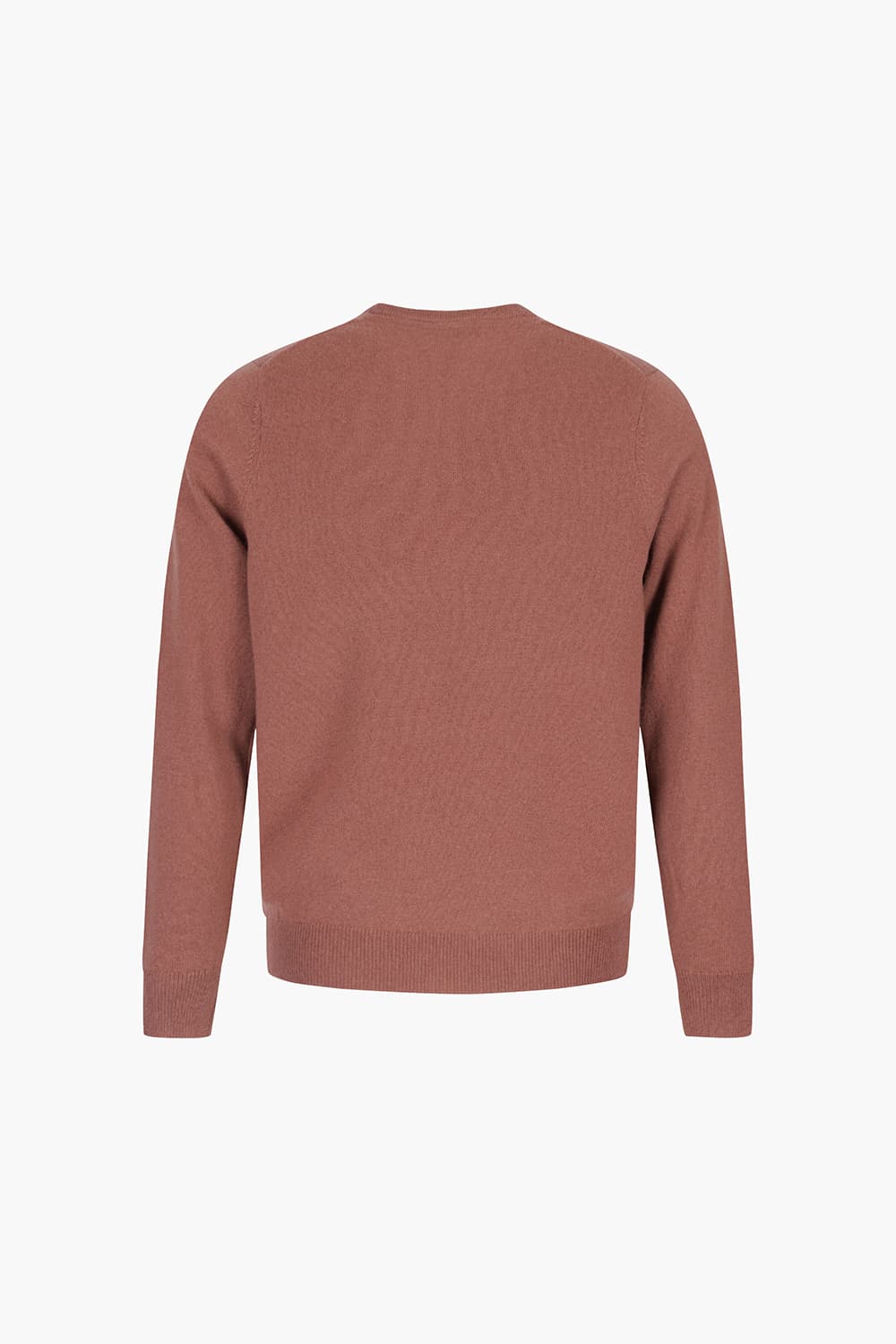 캐시미어 크루넥 다크핑크 긴소매 니트