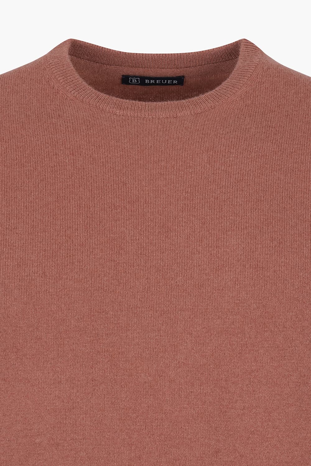 캐시미어 크루넥 다크핑크 긴소매 니트