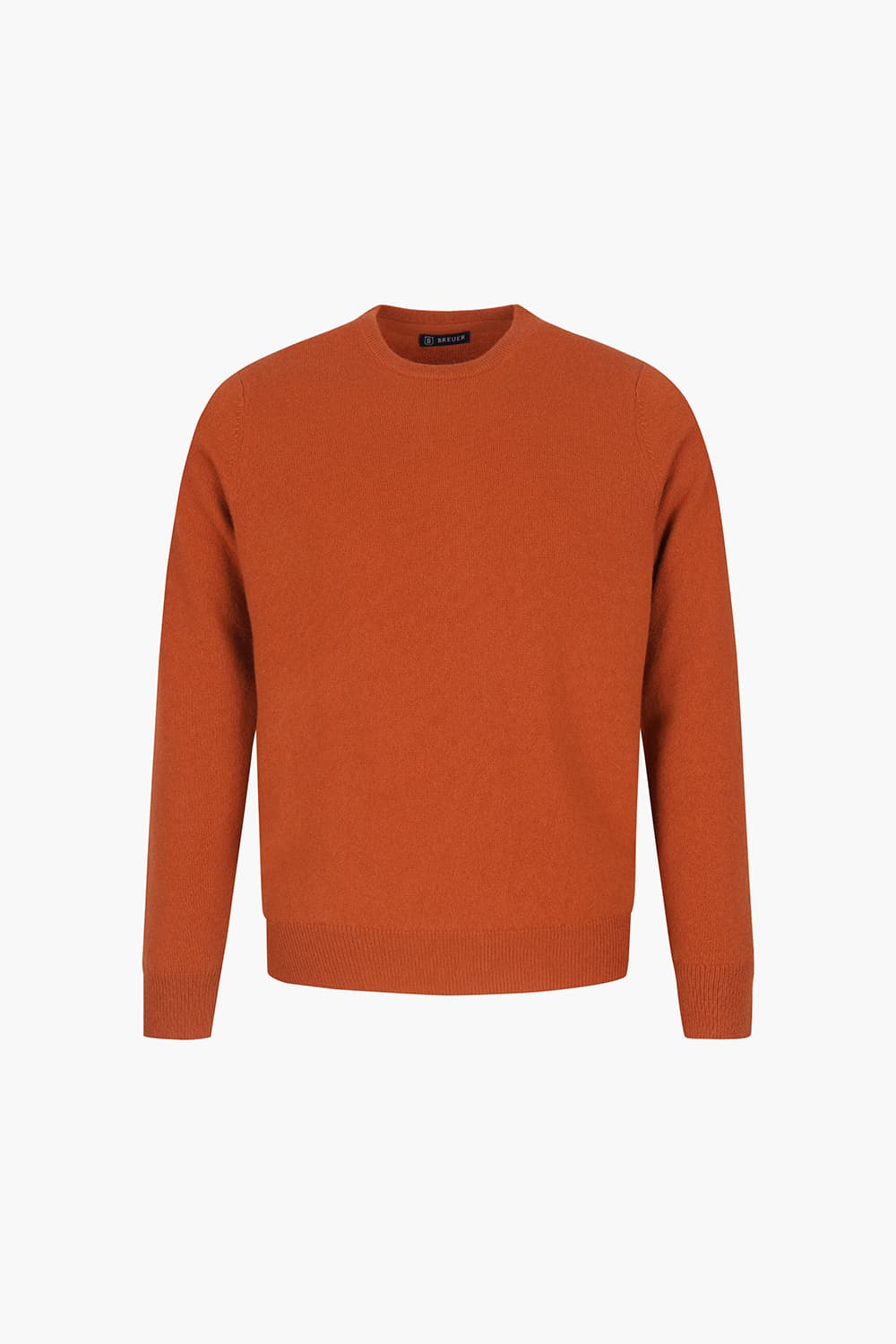 캐시미어 크루넥 레드 긴소매 니트