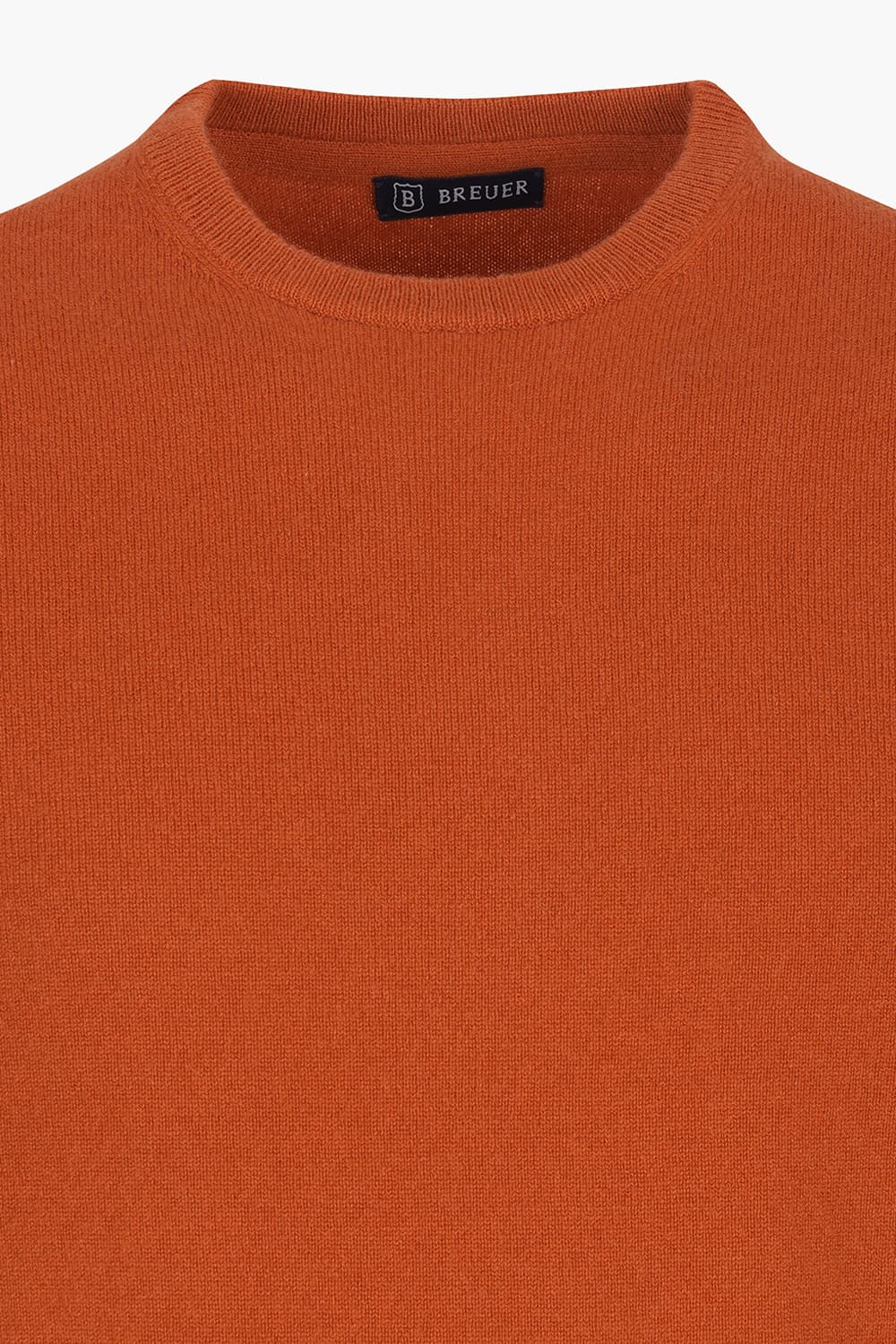 캐시미어 크루넥 레드 긴소매 니트