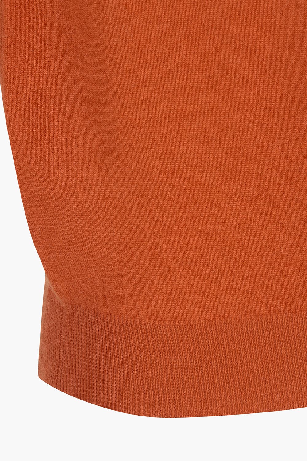 캐시미어 크루넥 레드 긴소매 니트