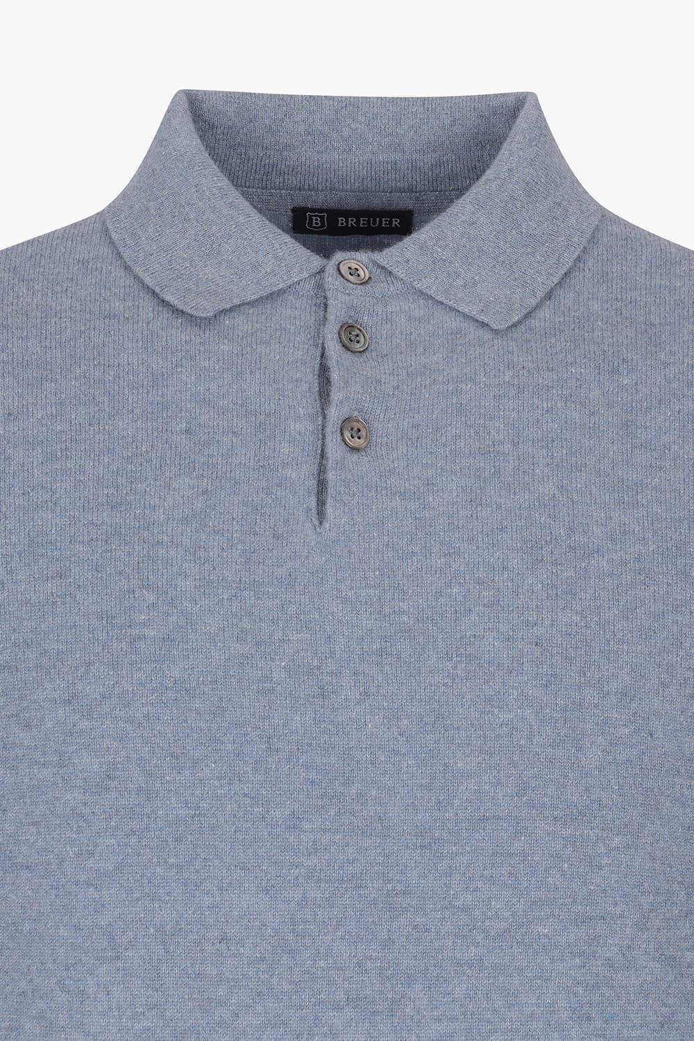 캐시미어 폴로 긴소매 니트 5F702AURORABLUE