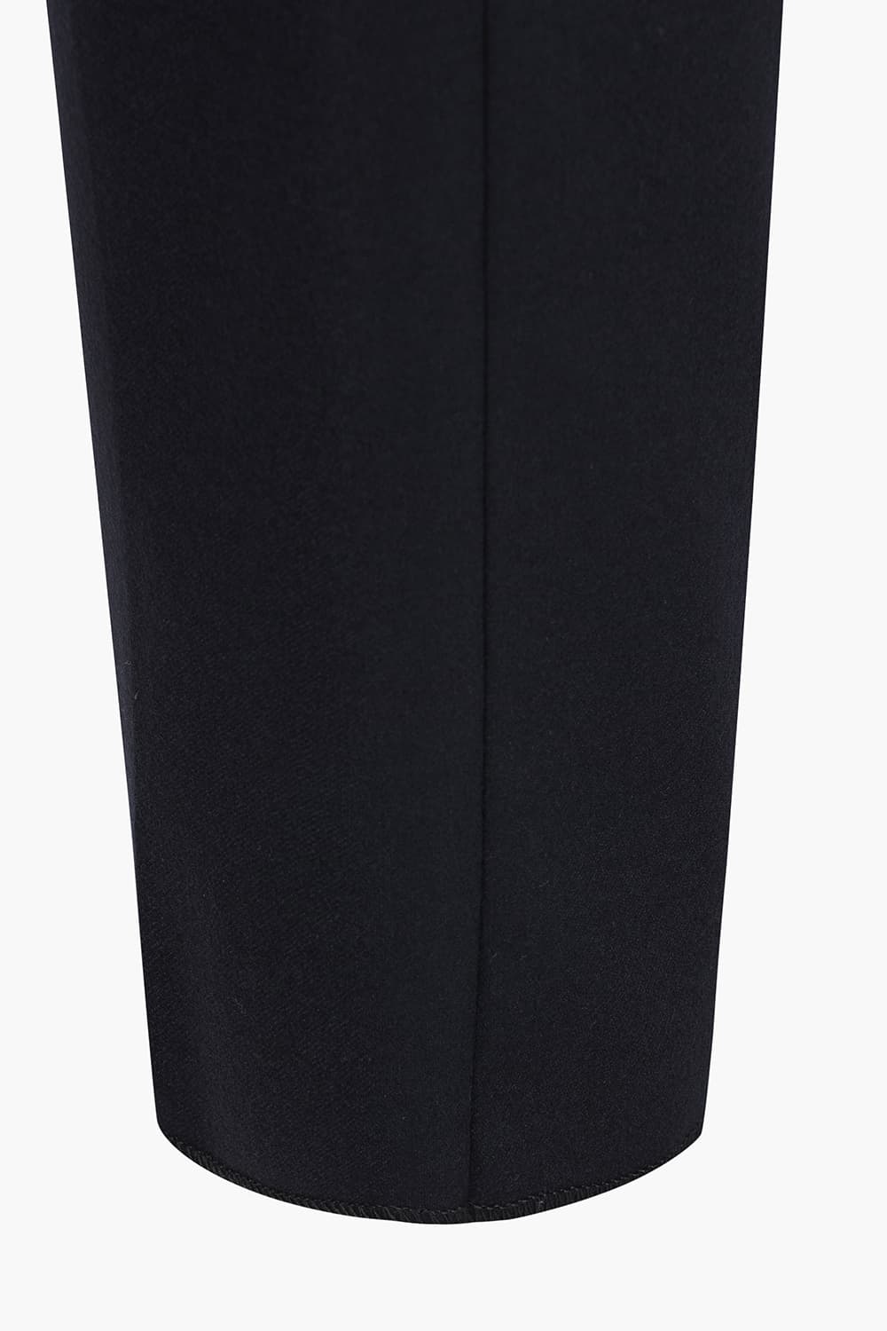 울 스트레이트 다크네이비 팬츠