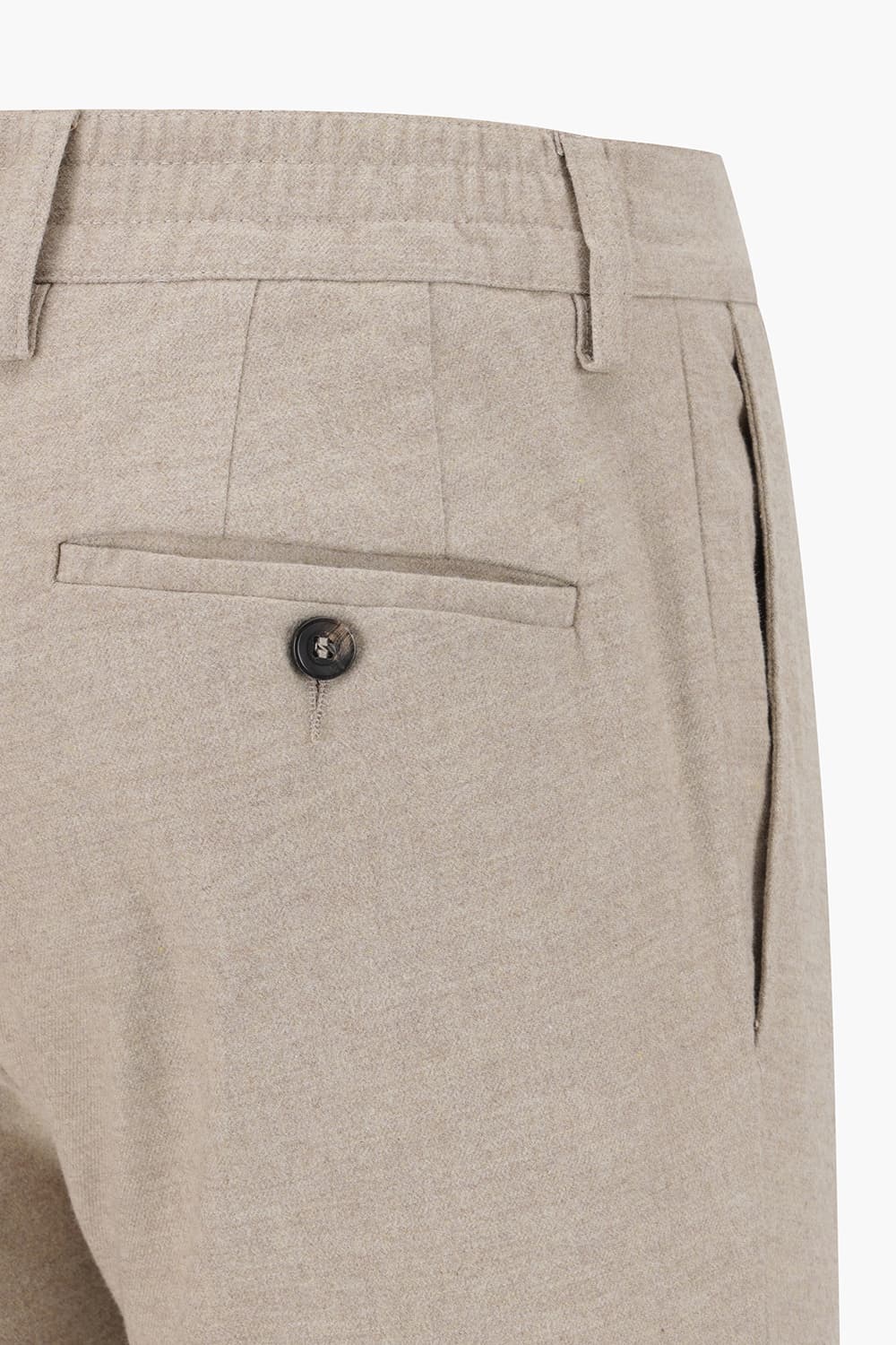 코튼 핀턱 스트레이트 라이트베이지 팬츠