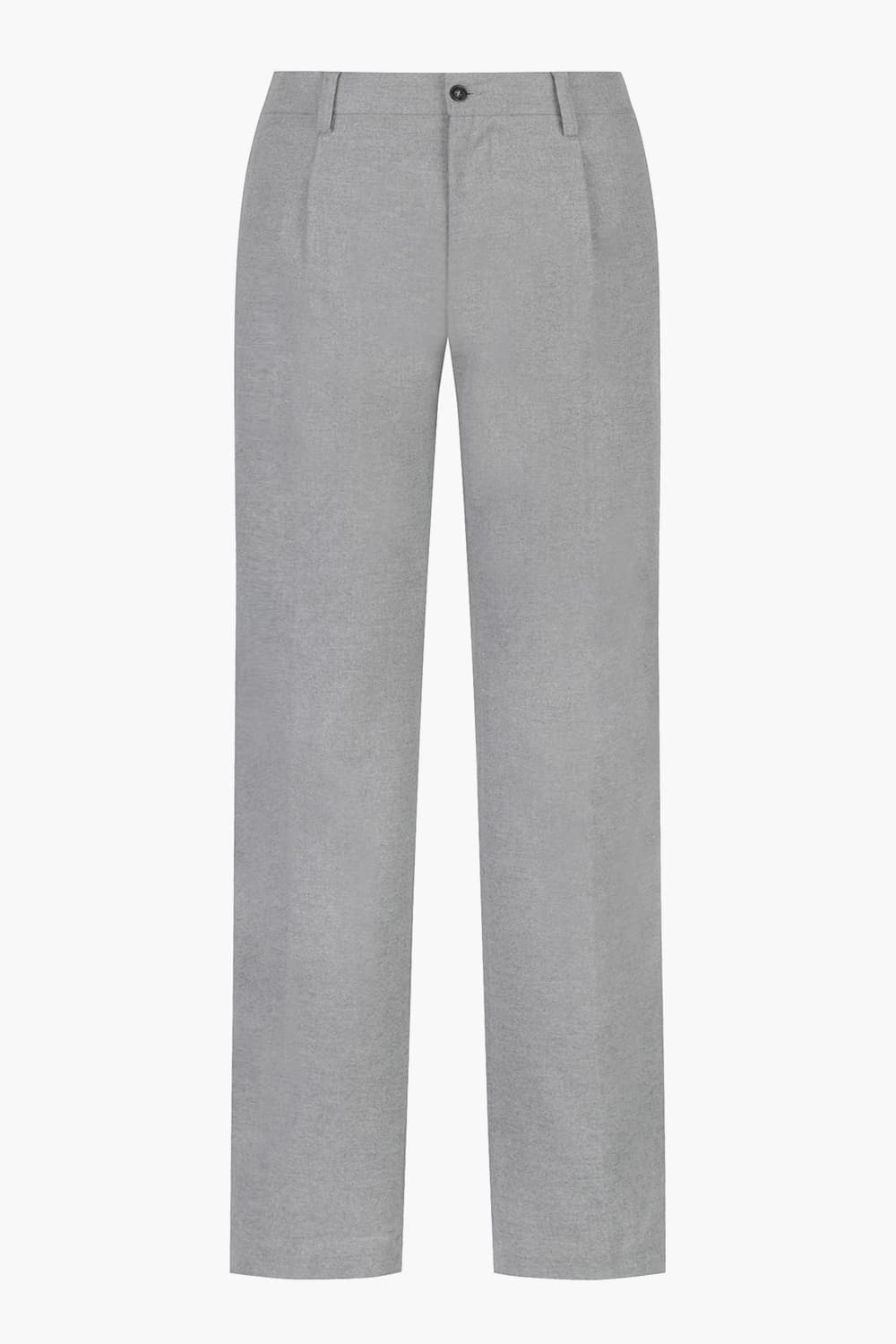 코튼 핀턱 스트레이트 라이트그레이 팬츠