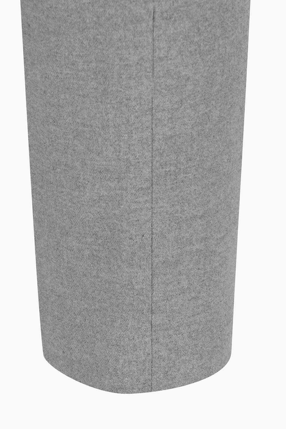 코튼 핀턱 스트레이트 라이트그레이 팬츠