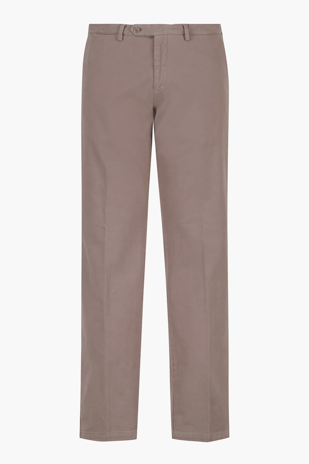코튼 가먼트다잉 슬림 브라운 팬츠