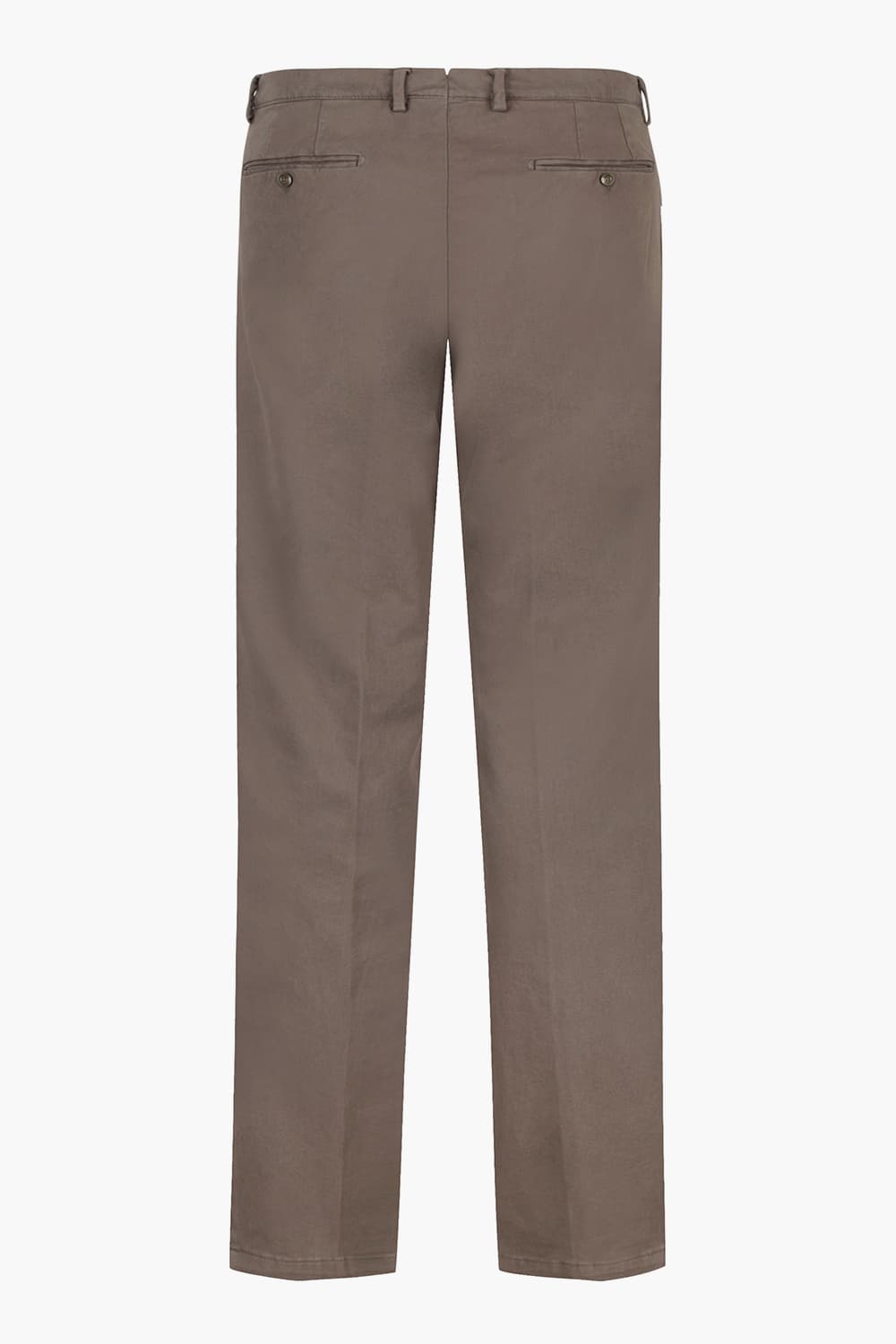 코튼 가먼트다잉 슬림 브라운 팬츠