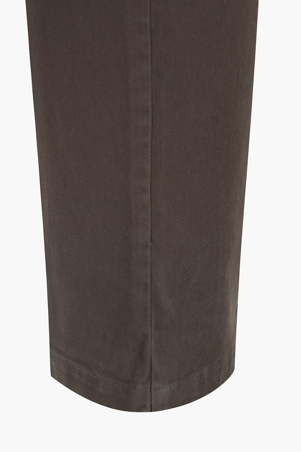코튼 가먼트다잉 슬림 다크브라운 팬츠