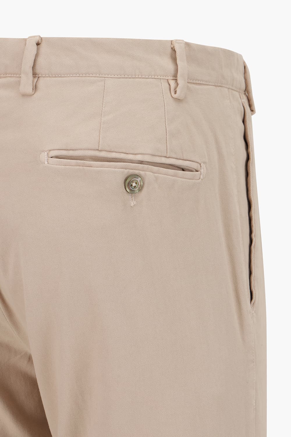 코튼 가먼트다잉 슬림 라이트베이지 팬츠