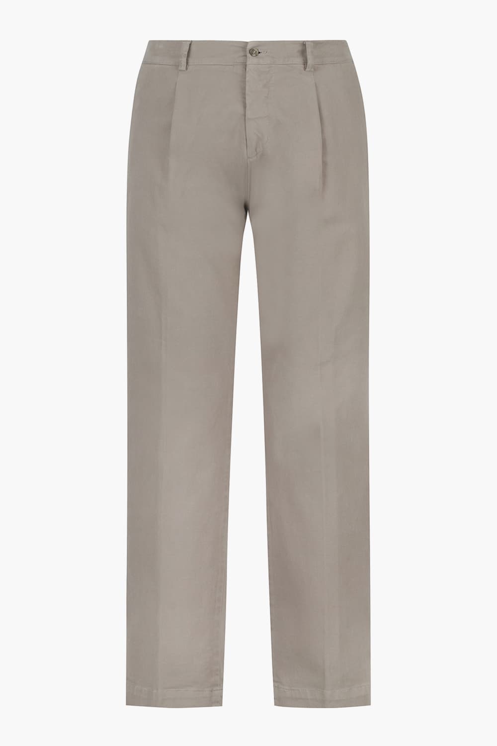 코튼 가먼트다잉 스트레이트 라이트브라운 캐주얼 팬츠