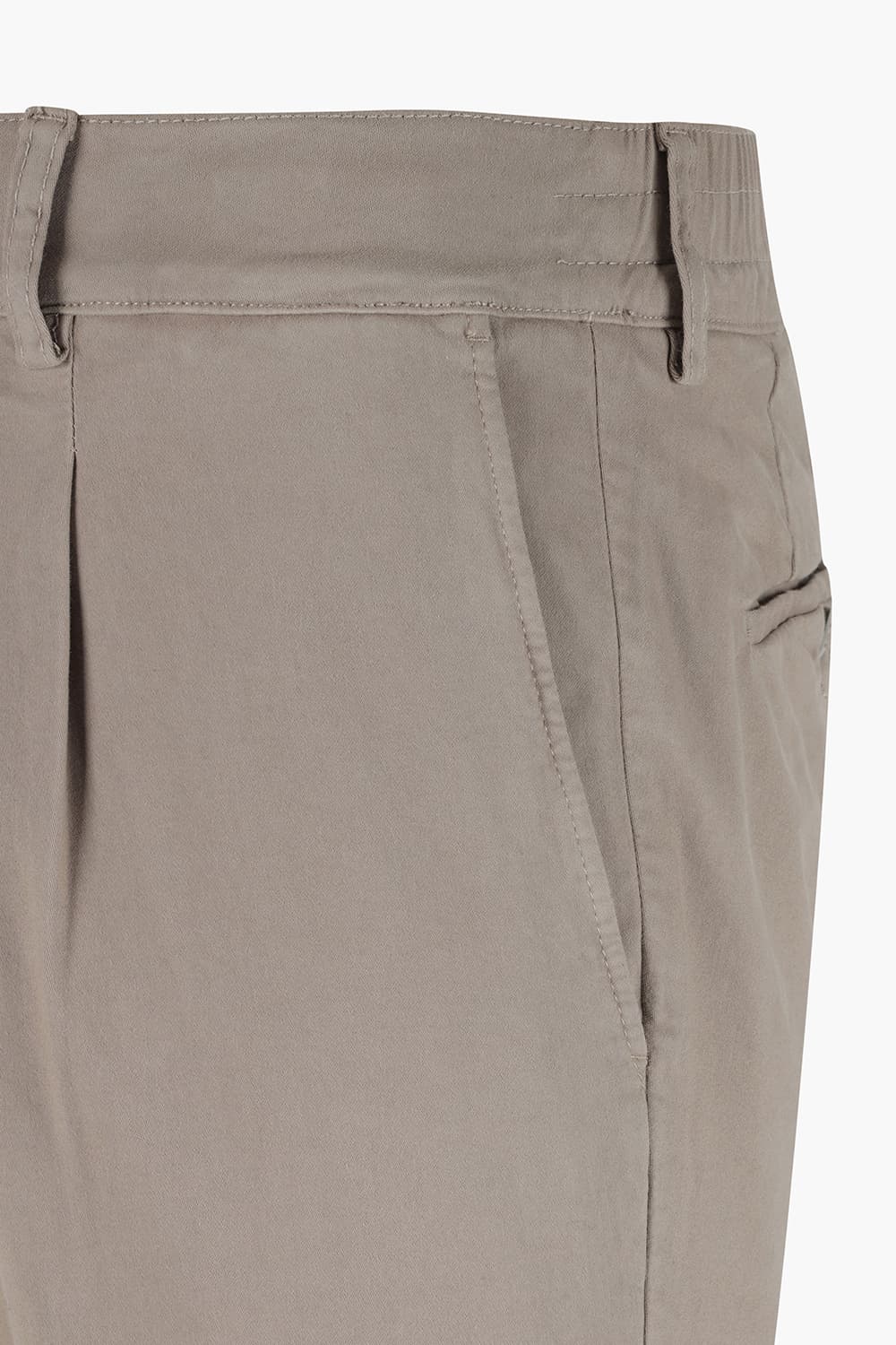 코튼 가먼트다잉 스트레이트 라이트브라운 캐주얼 팬츠