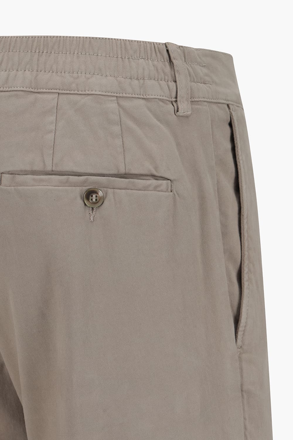 코튼 가먼트다잉 스트레이트 라이트브라운 캐주얼 팬츠