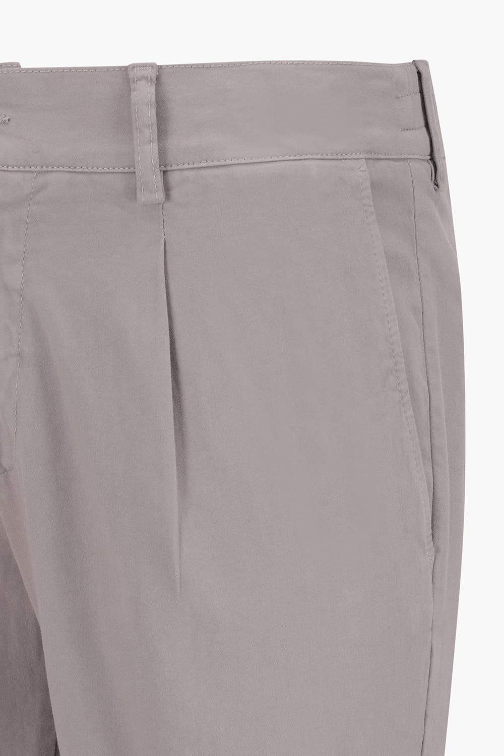 코튼 가먼트다잉 스트레이트 라이트그레이 캐주얼 팬츠